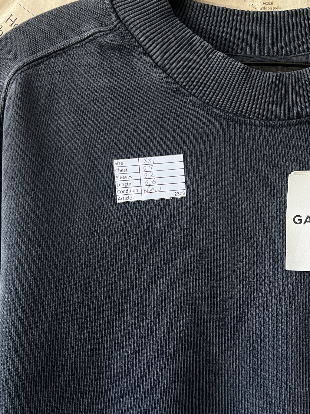 Pull&Be*r® XXL | Chest: 27" | Grey | Heavy Sweat Shirt | 2308 - Genuine Maal