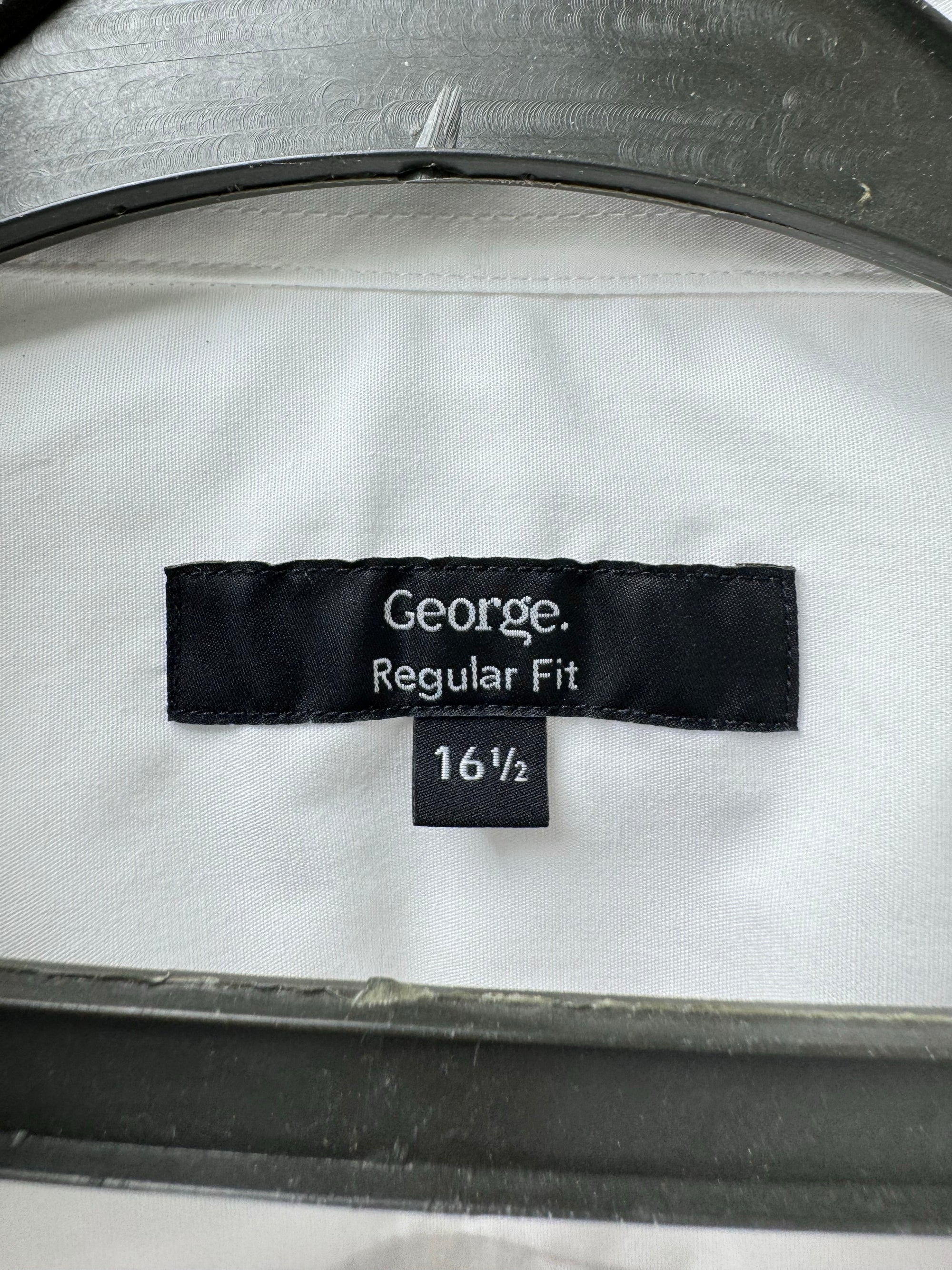 George® Large | Chest: 24" | White | Shirt | Poly - Cotton | 4235 - Genuine Maal