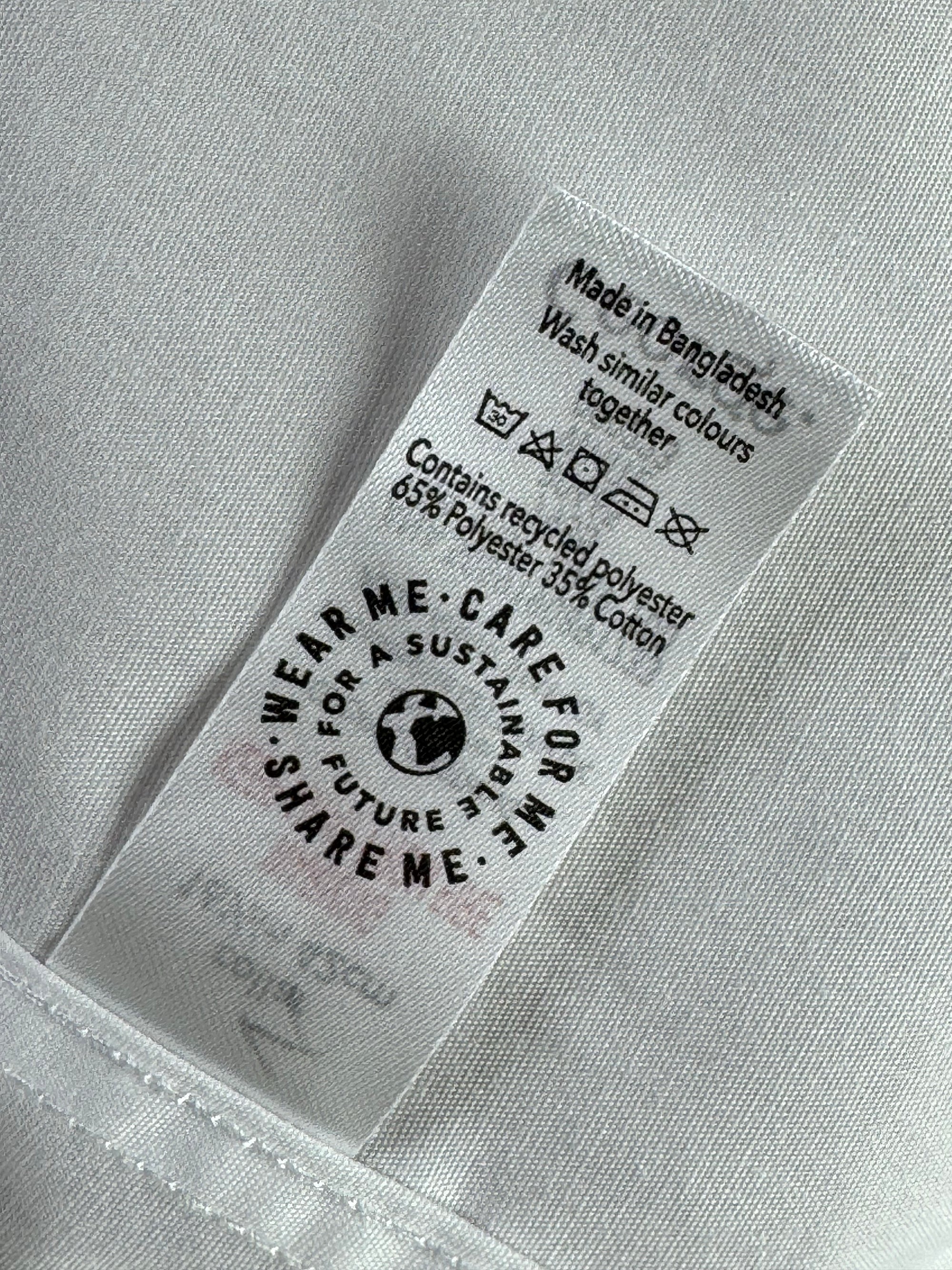 George® Large | Chest: 24" | White | Shirt | Poly - Cotton | 4235 - Genuine Maal