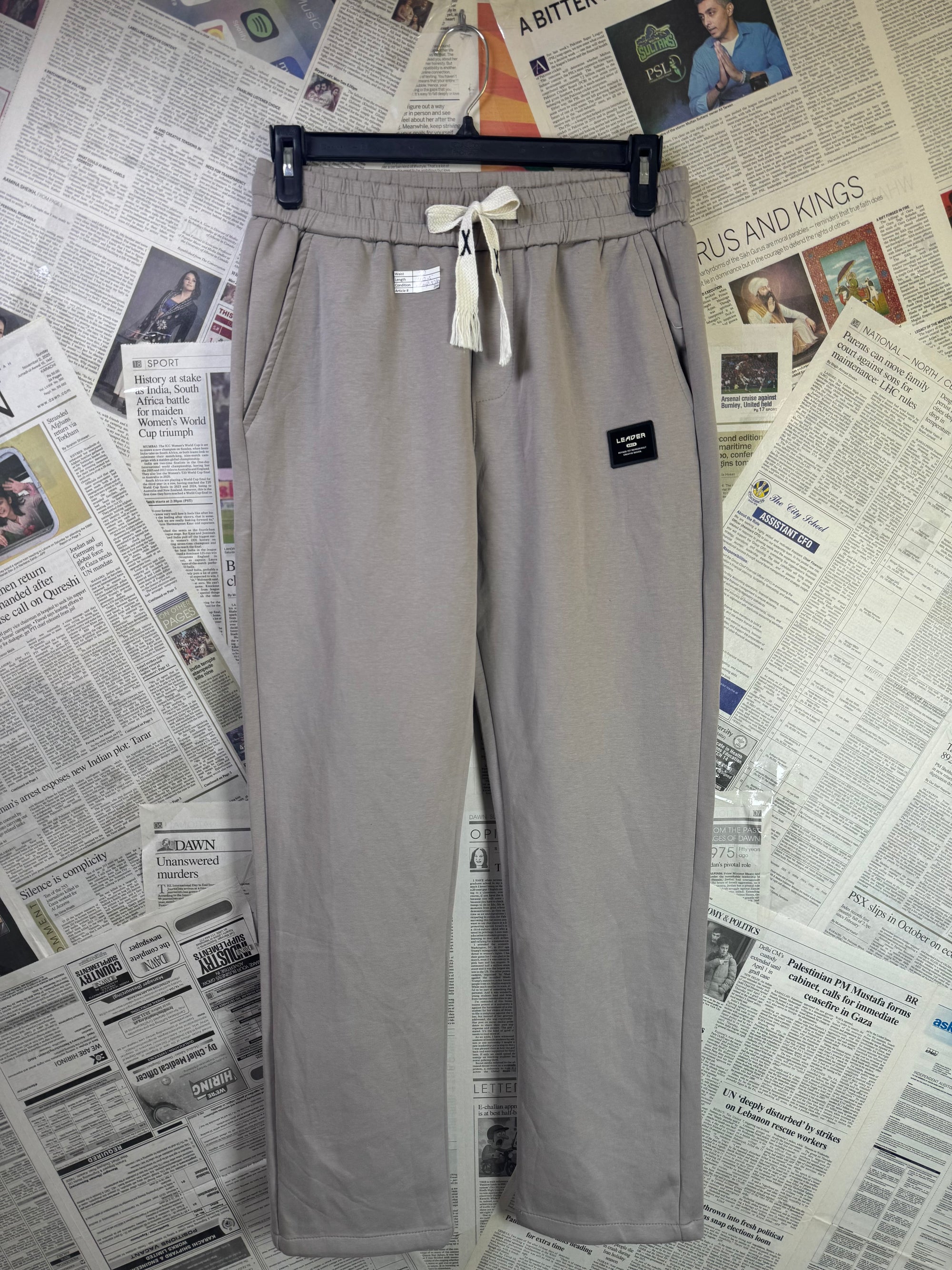 Alfakhamah® Waist: 30" | Sand | Casual Trouser | Stretch Lining | 2895 - Genuine Maal