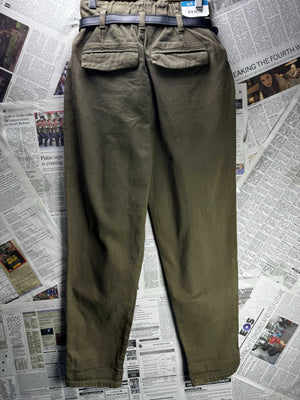 New Look® Waist: 24" | Olive Green | Denim Pants | Cotton | B7 - 3036 - Genuine Maal