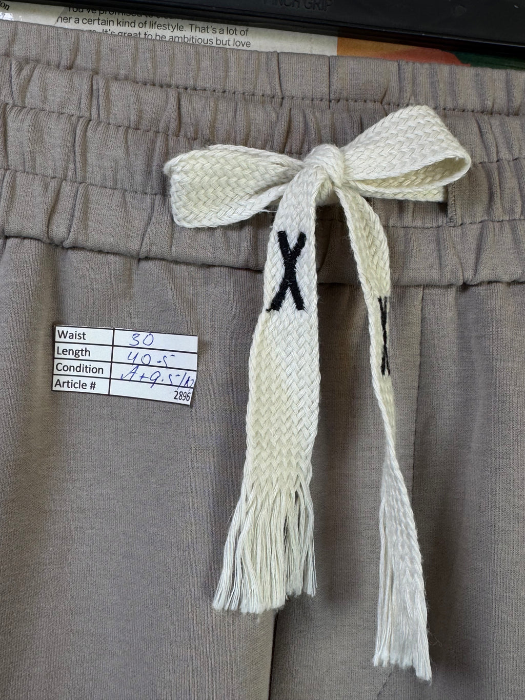 Alfakhamah® Waist: 30" | Sand | Casual Trouser | Stretch Lining | 2895 - Genuine Maal