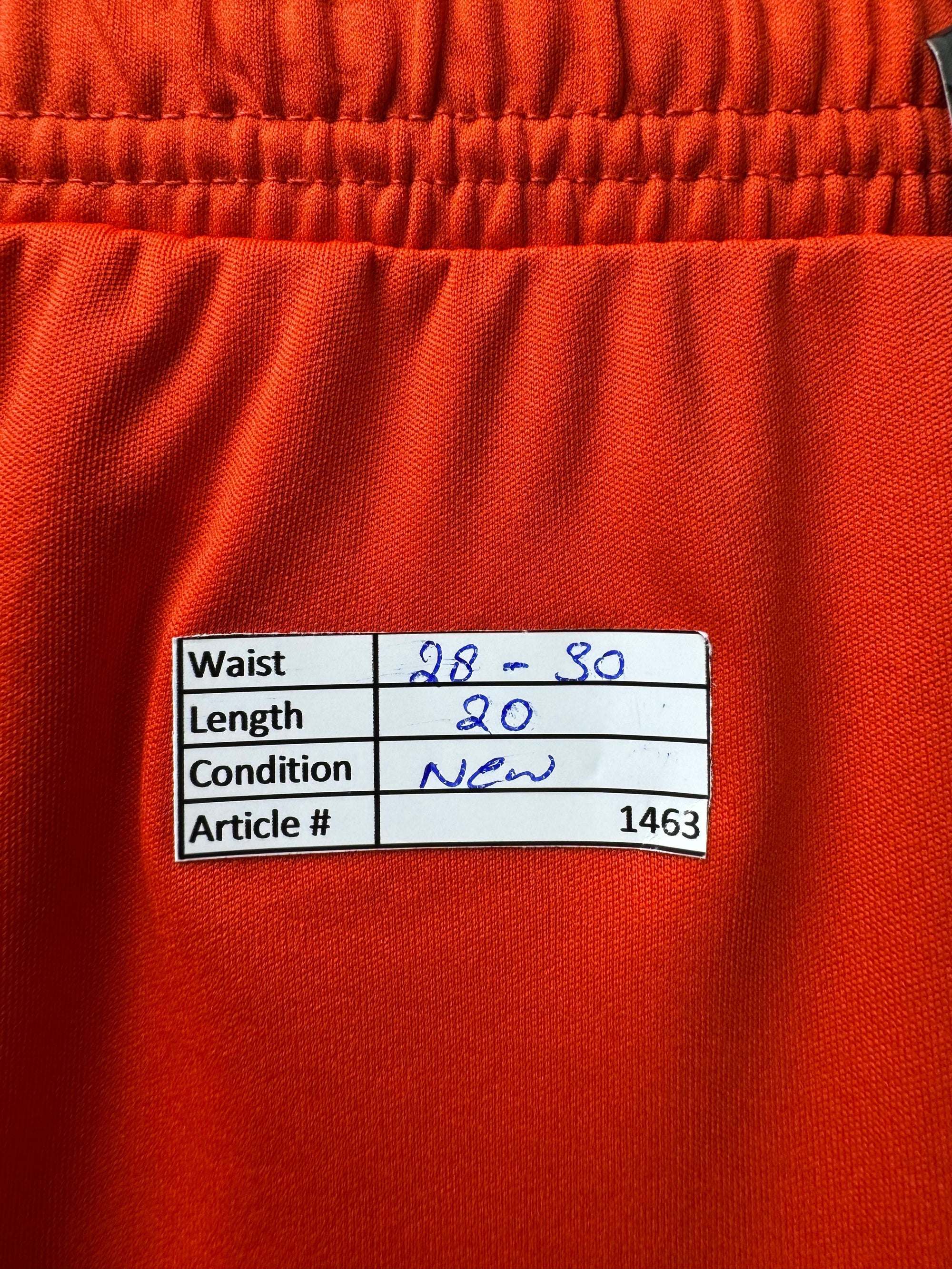 Athletic® Waist: 28" to 30" | Burnt Orange | Sports Shorts | Poly | 1463 - Genuine Maal