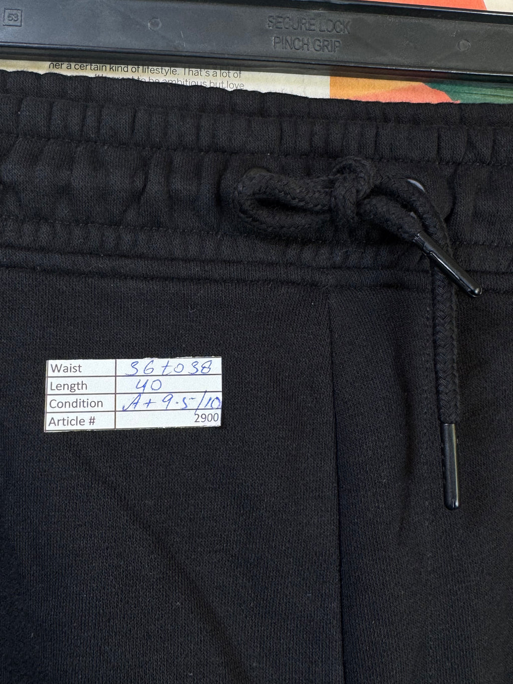 Next® Waist: 36" to 38" | Black | Trouser | 2900 - Genuine Maal