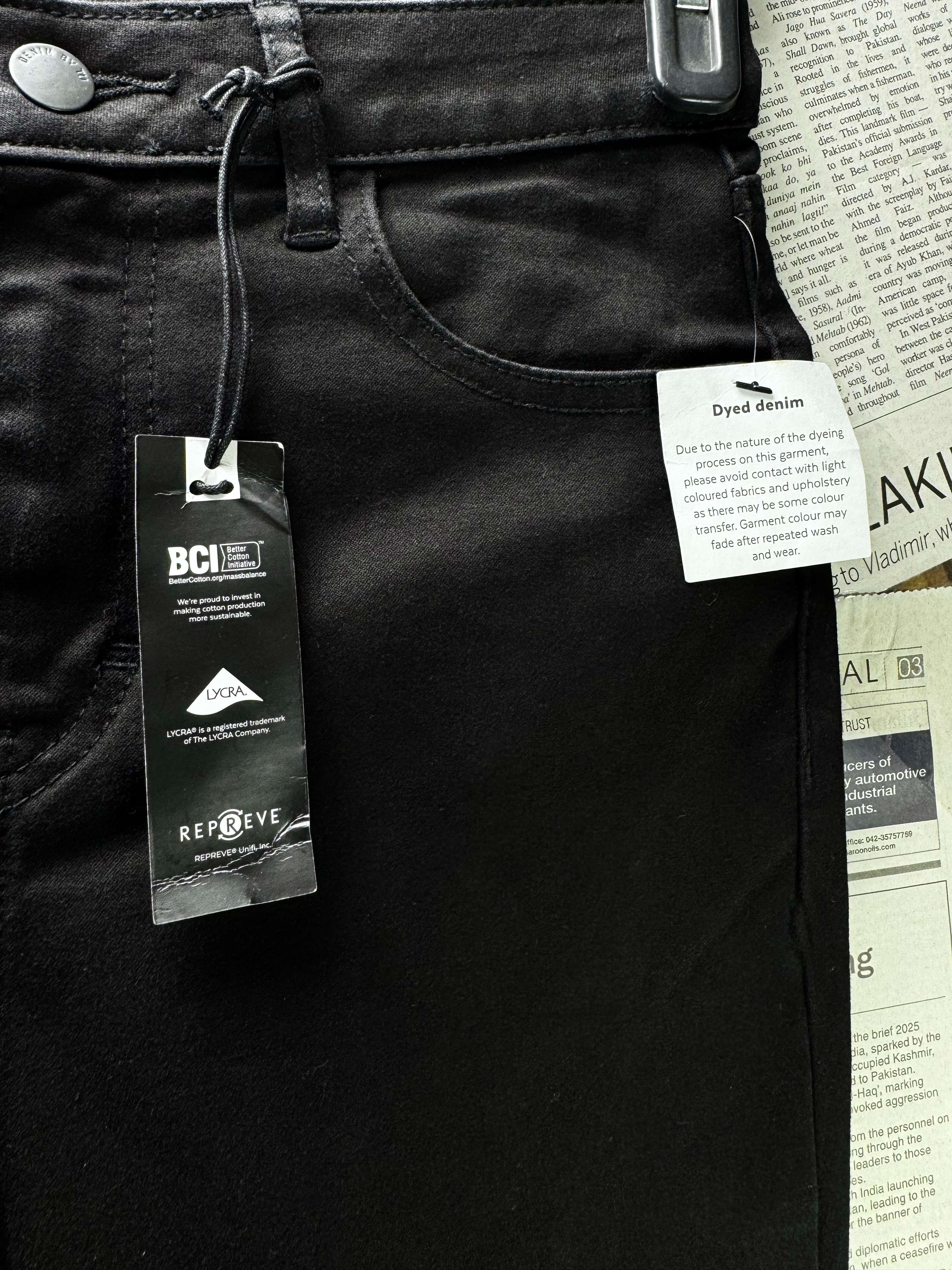 Tu® Waist: 26" | Black | Slim Fit Denim Pants | B8 - 3043 - Genuine Maal