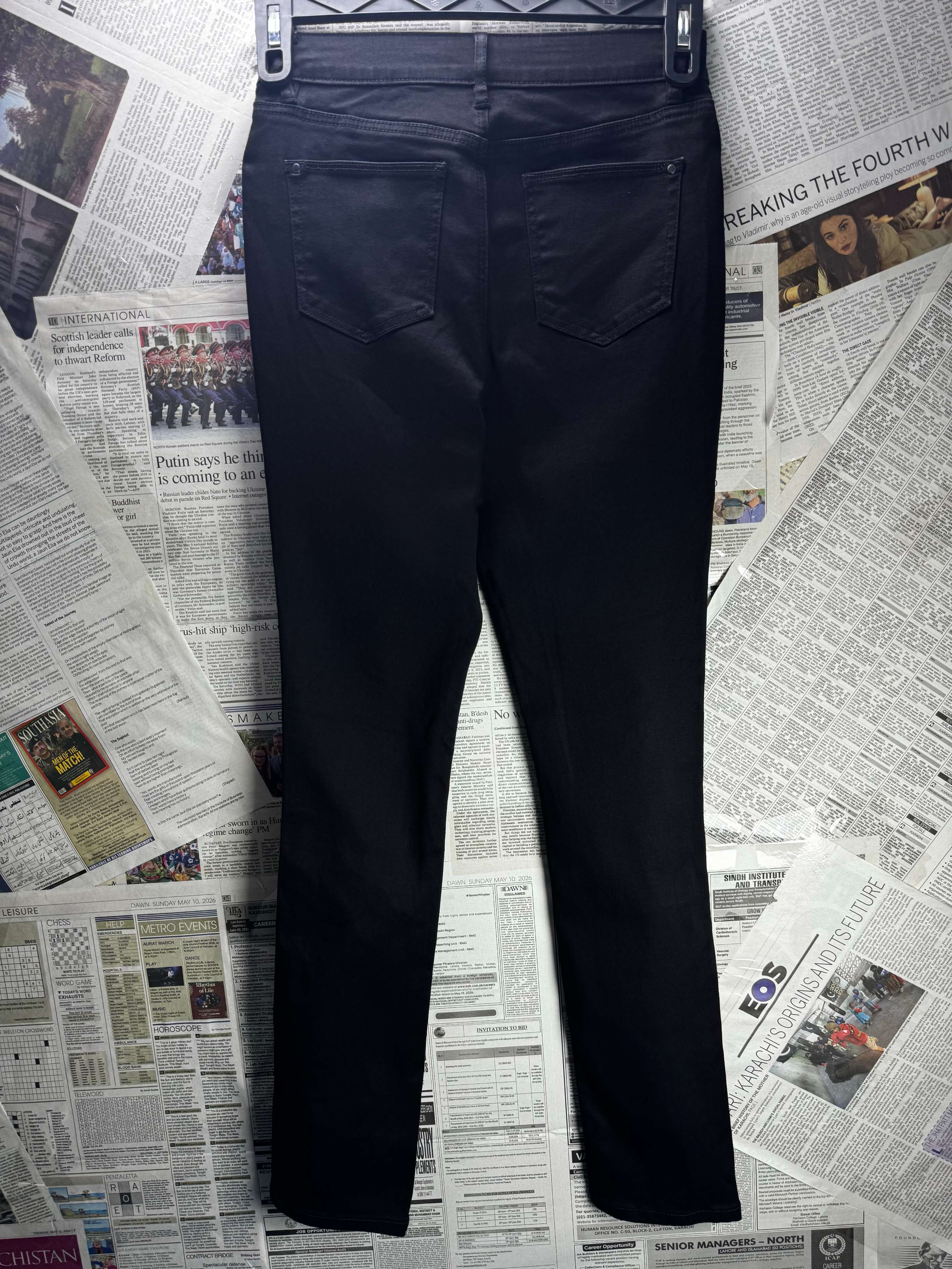 Tu® Waist: 26" | Black | Slim Fit Denim Pants | B8 - 3043 - Genuine Maal