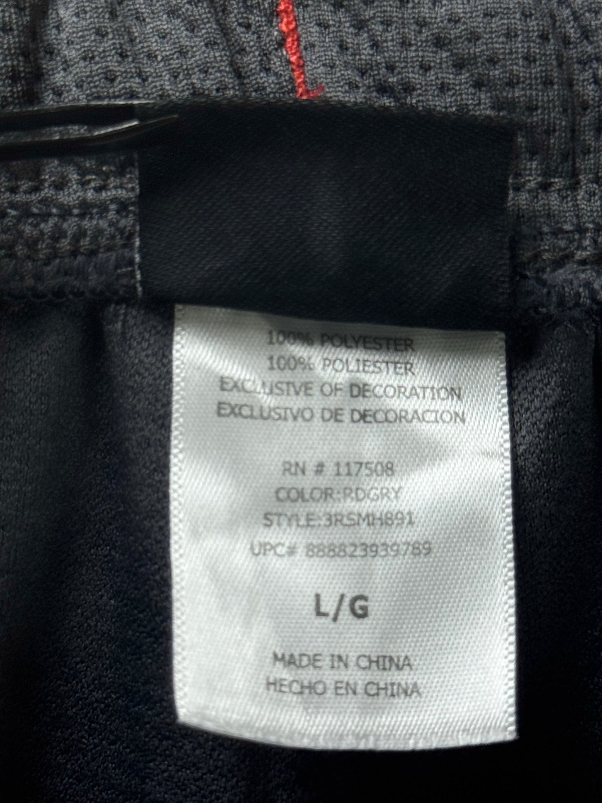 Reeb*k® Waist: 32" to 34" | Grey & Red | Sports Shorts | Poly | 1478 - Genuine Maal