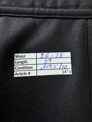Adid*s® Waist: 26" to 28" | Black | Gym Trousers | Poly - Elastane | 1479 - Genuine Maal