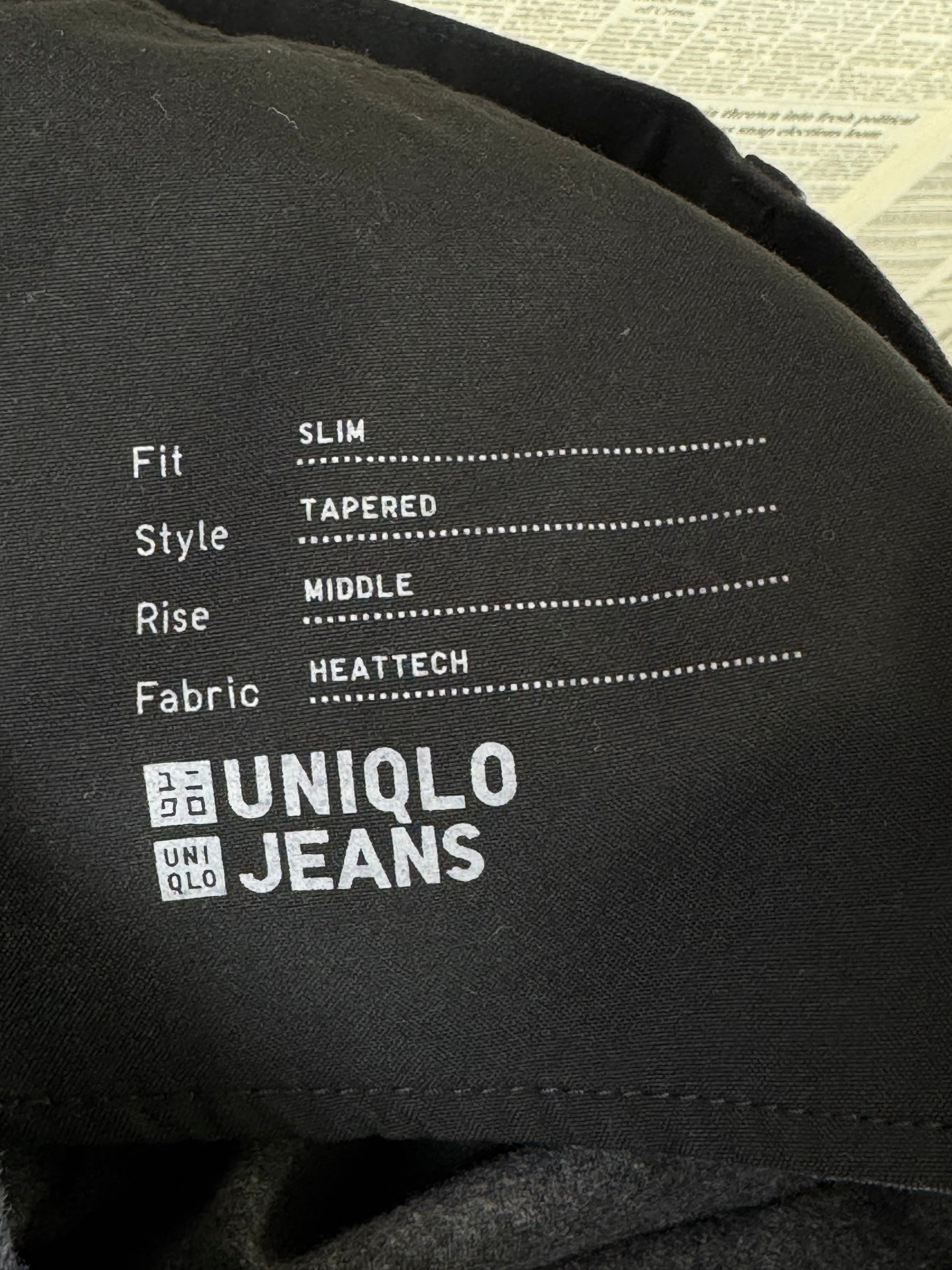 Uniqlo® Waist: 30" | Black | Denim Pant | Fit: Slim | 2888 - Genuine Maal