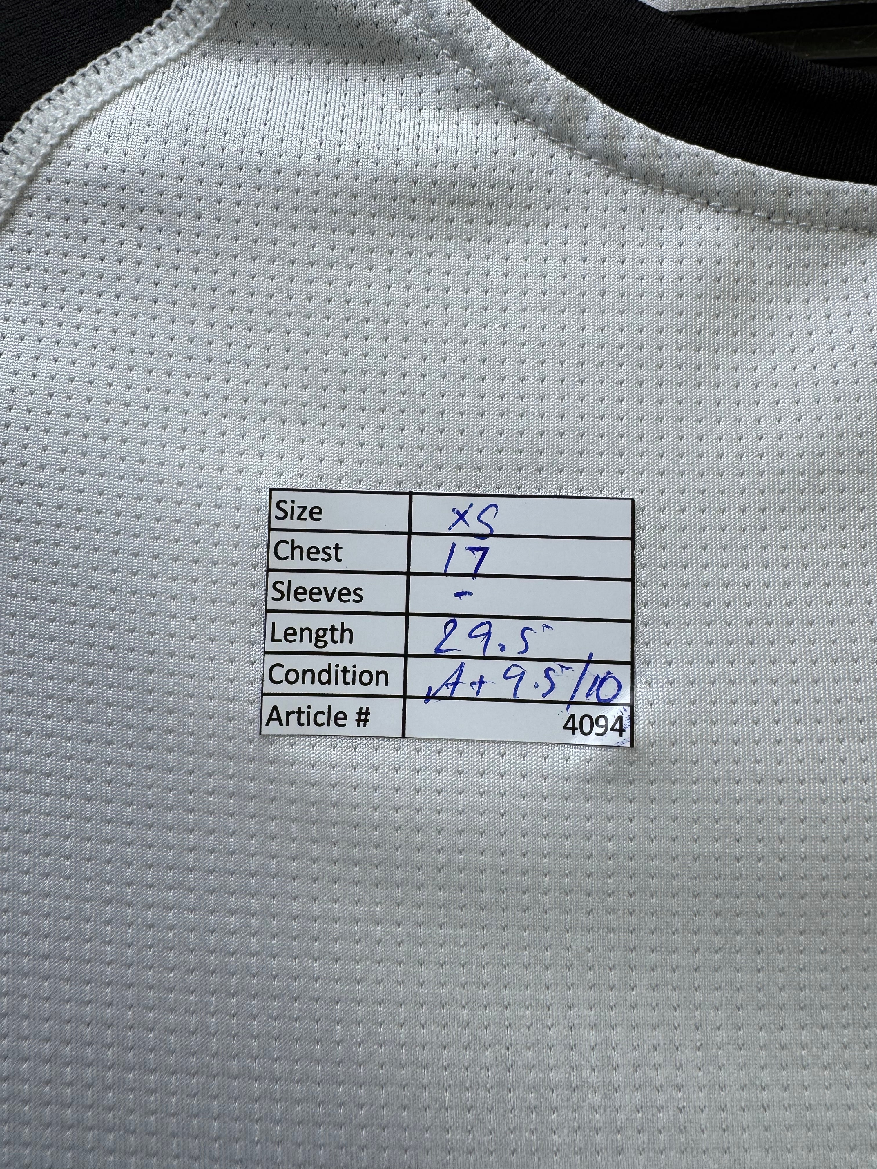 Asos® XS | Chest: 17" | White | Gym T-Shirt | Poly - Elastane | 4094 - Genuine Maal