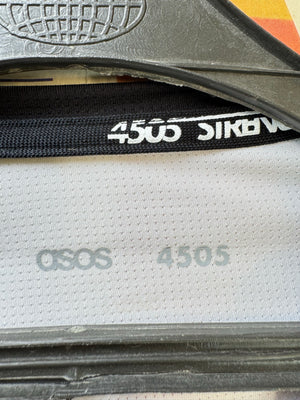 Asos® XS | Chest: 17" | White | Gym T-Shirt | Poly - Elastane | 4094 - Genuine Maal