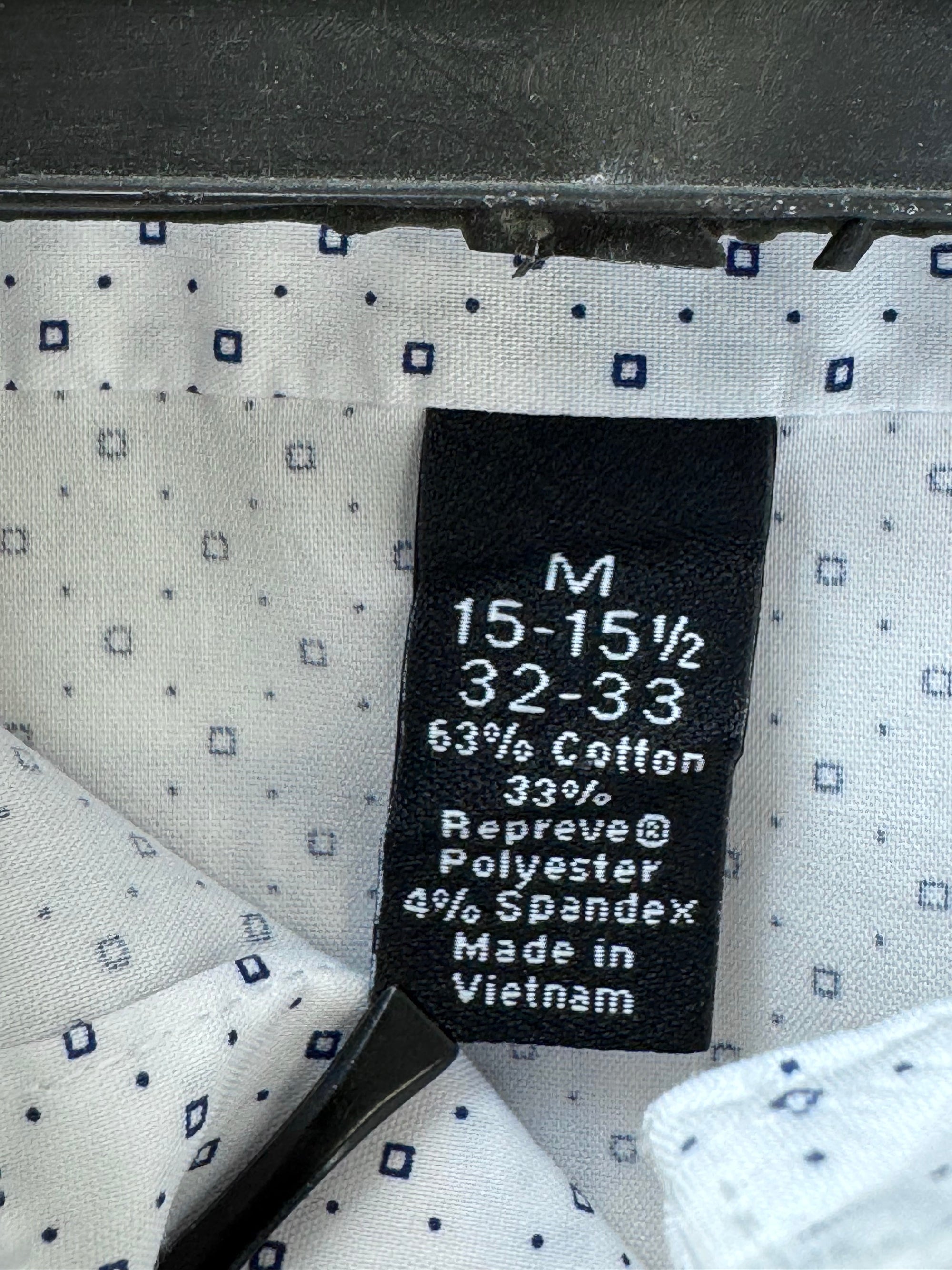 JF® Medium | Chest: 21.5" | White with Print | Shirt | Cotton - Poly - Spandex | 3900 - Genuine Maal