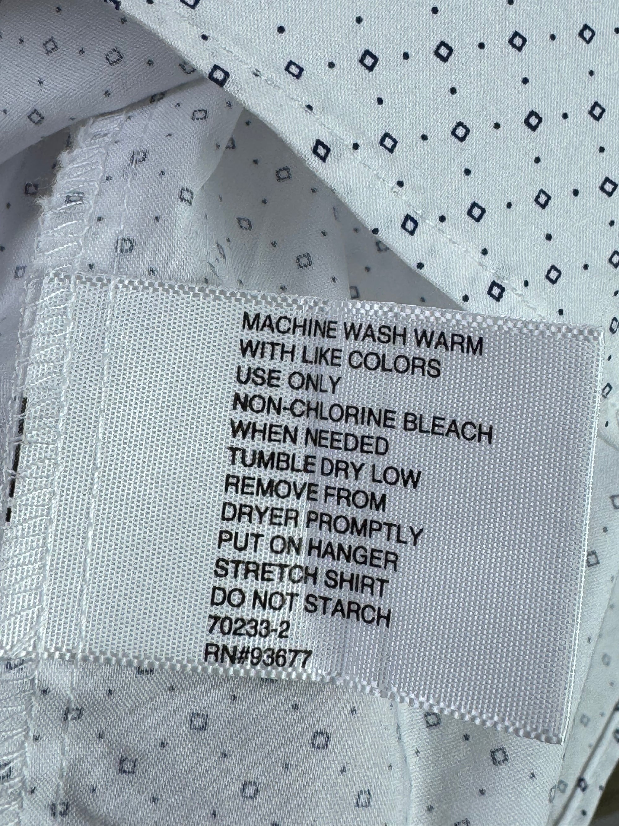 JF® Medium | Chest: 21.5" | White with Print | Shirt | Cotton - Poly - Spandex | 3900 - Genuine Maal