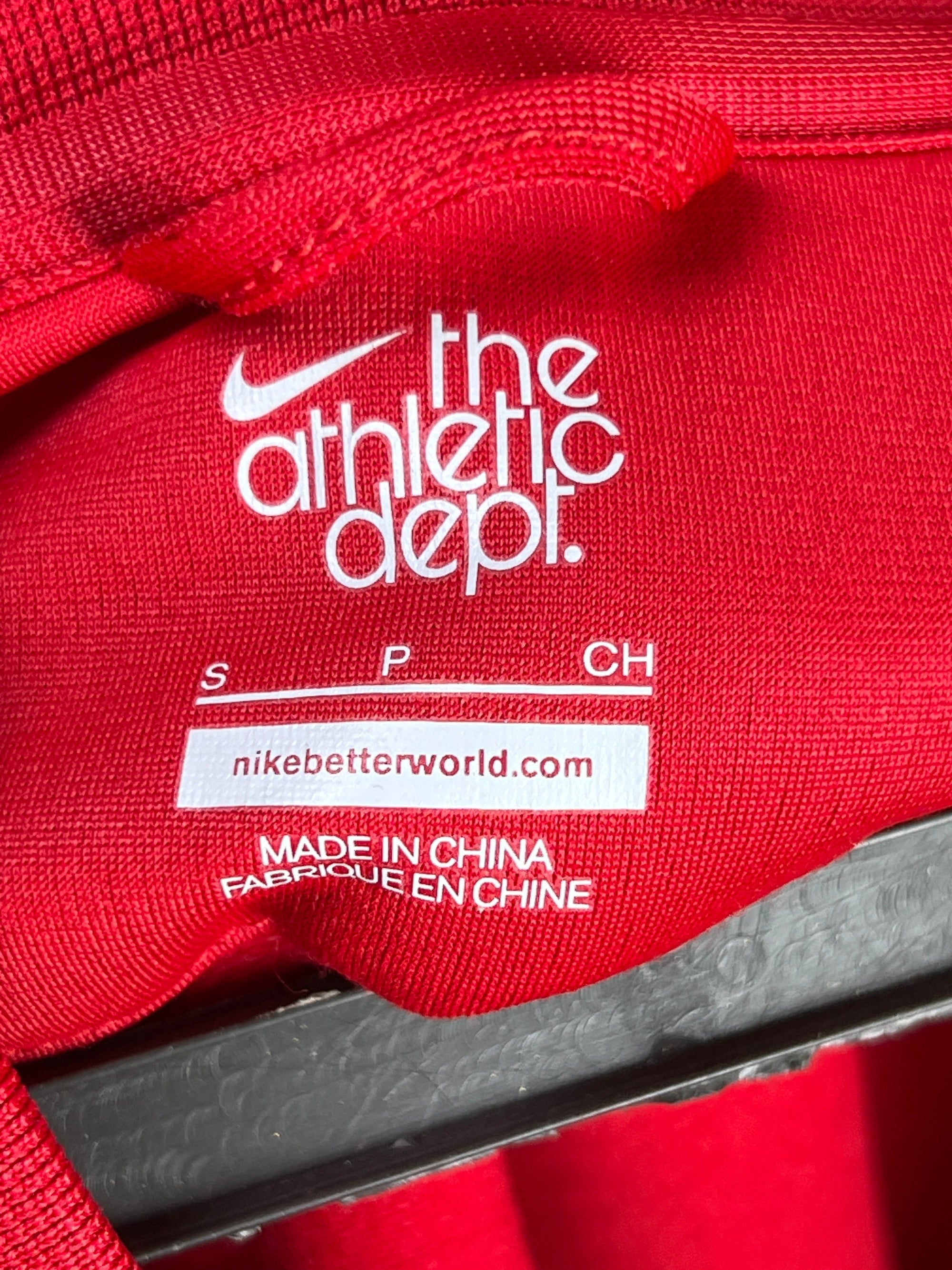 N*ke® Small | Chest: 20" | Red | Bomber Jacket | Poly | 2071 - Genuine Maal