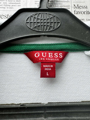 Guess® Medium | Chest: 22" | White | Polo | Cotton | 5223 - Genuine Maal