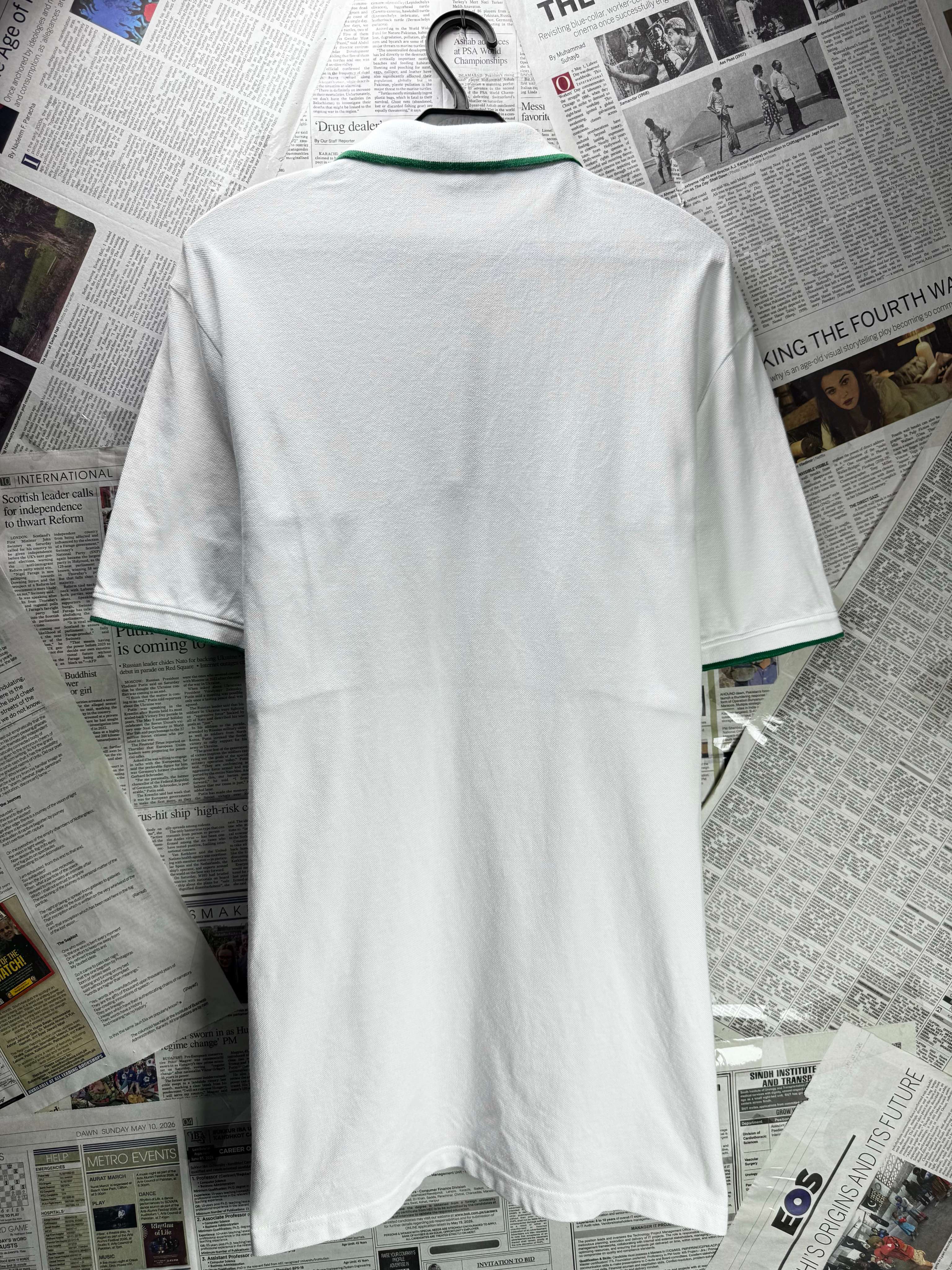 Guess® Medium | Chest: 22" | White | Polo | Cotton | 5223 - Genuine Maal