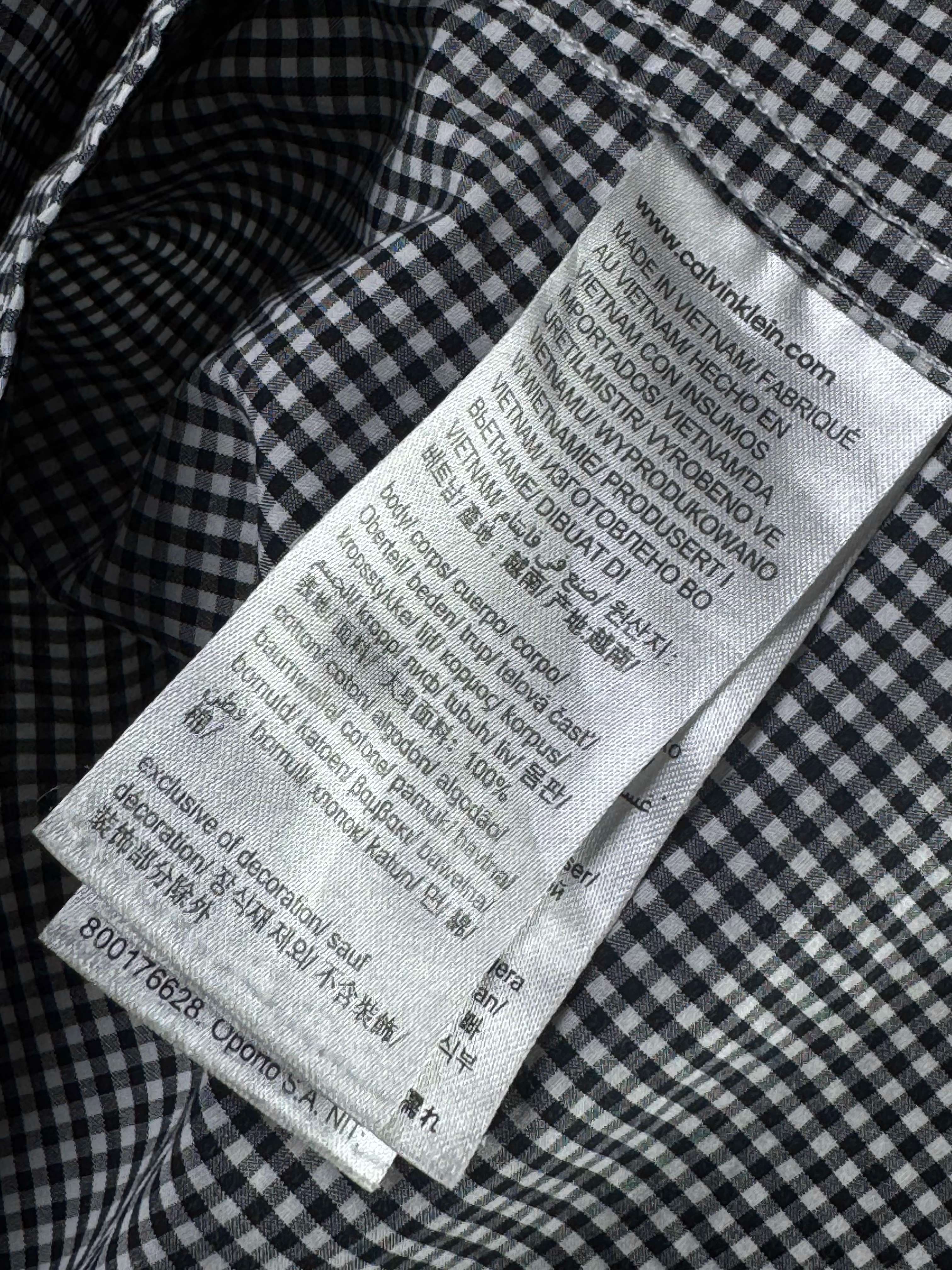 Calvin Klein® L/XL | Chest: 24.5" | Check | Shirt | Cotton | 5234 - Genuine Maal