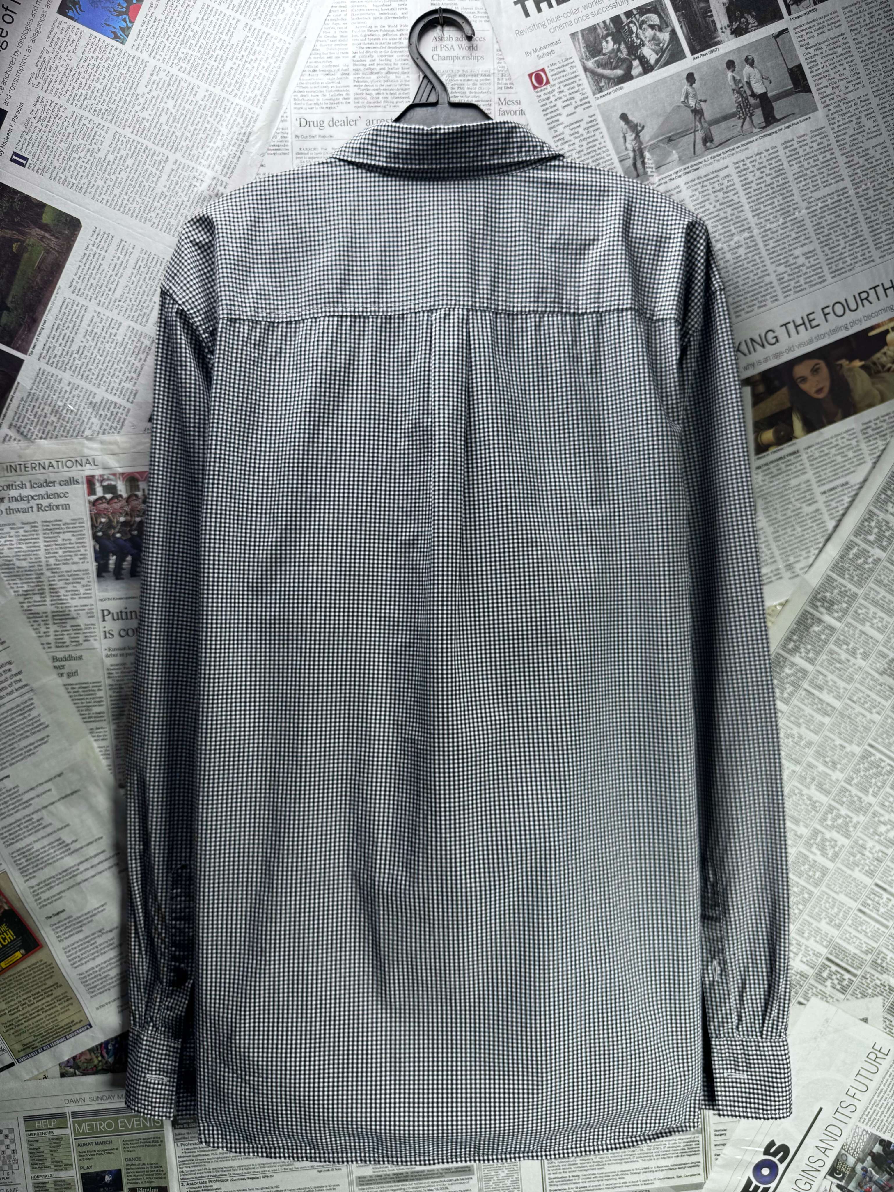 Calvin Klein® L/XL | Chest: 24.5" | Check | Shirt | Cotton | 5234 - Genuine Maal