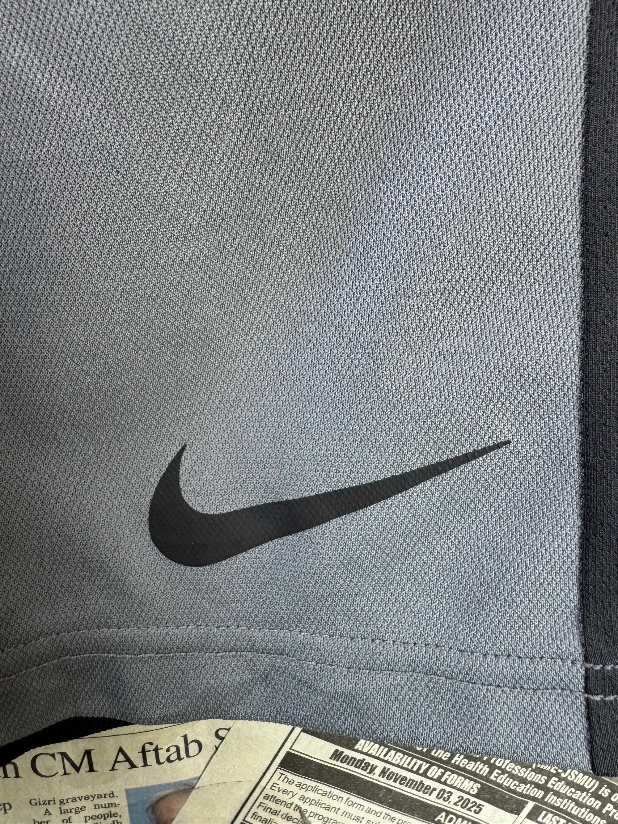 N*ke® Waist: 28" to 30" | Grey | Sports Shorts | Poly | 1454 - Genuine Maal