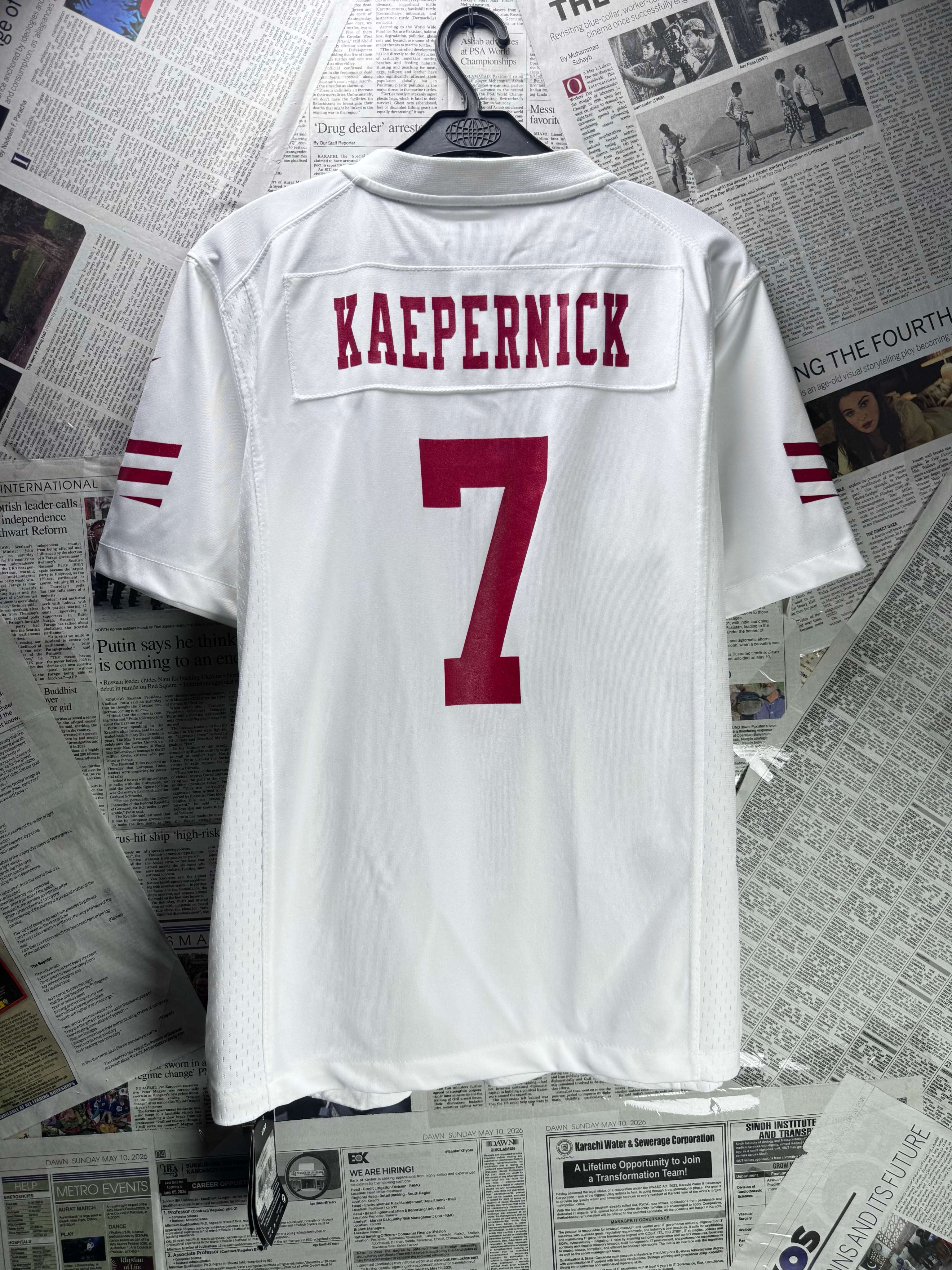 N*ke® Small | Chest: 20" | NFL | Sports Rugby T-Shirt | Polyester | 5227 - Genuine Maal