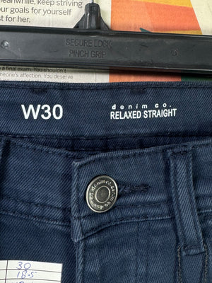 Denim Co.® Waist: 30" | Blue | Denim Shorts | Fit: Straight | 2917 - Genuine Maal