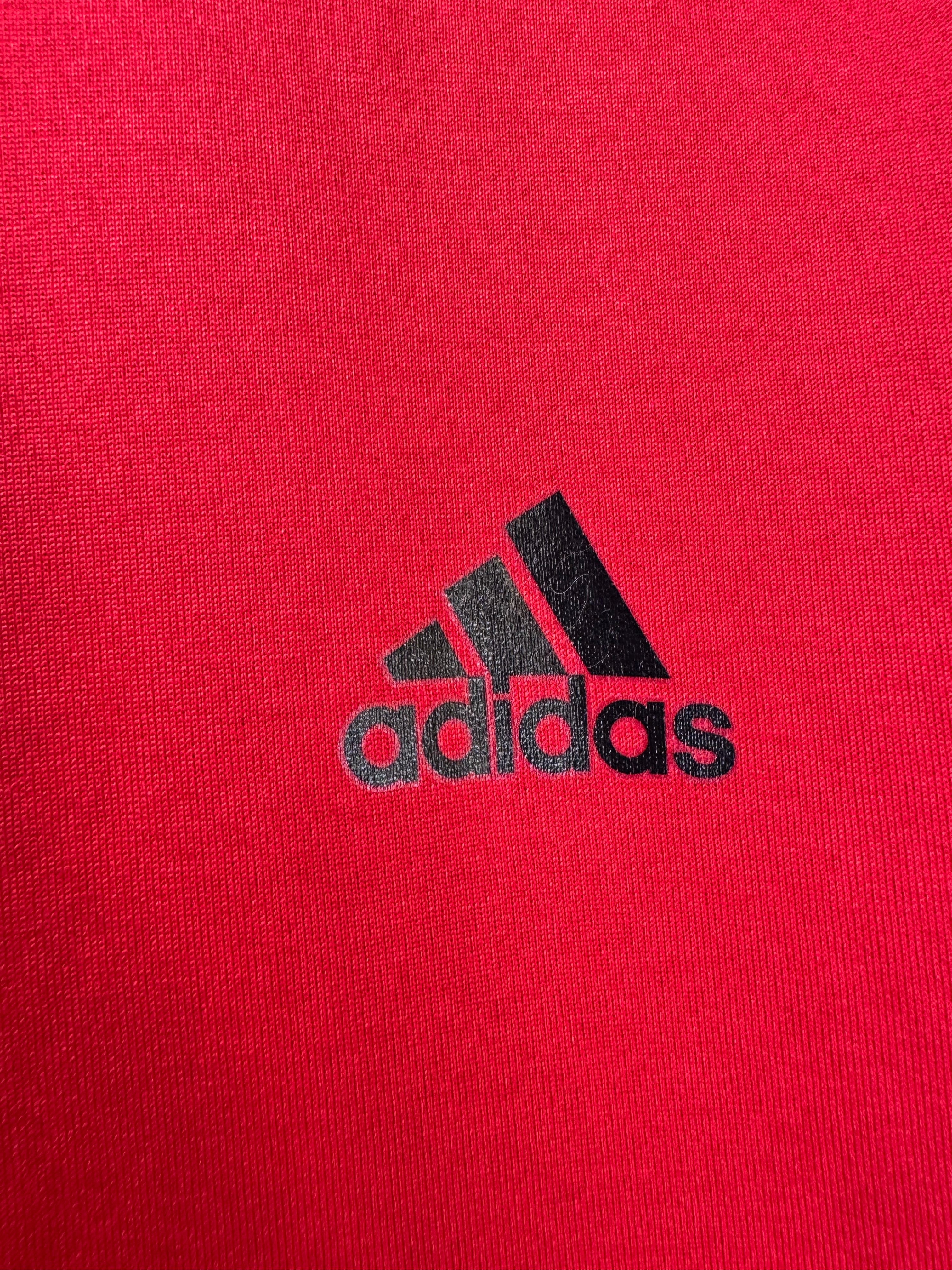 Adid*s® Small | Chest: 20" | Red | Sports T-Shirt | Poly | 4251 - Genuine Maal