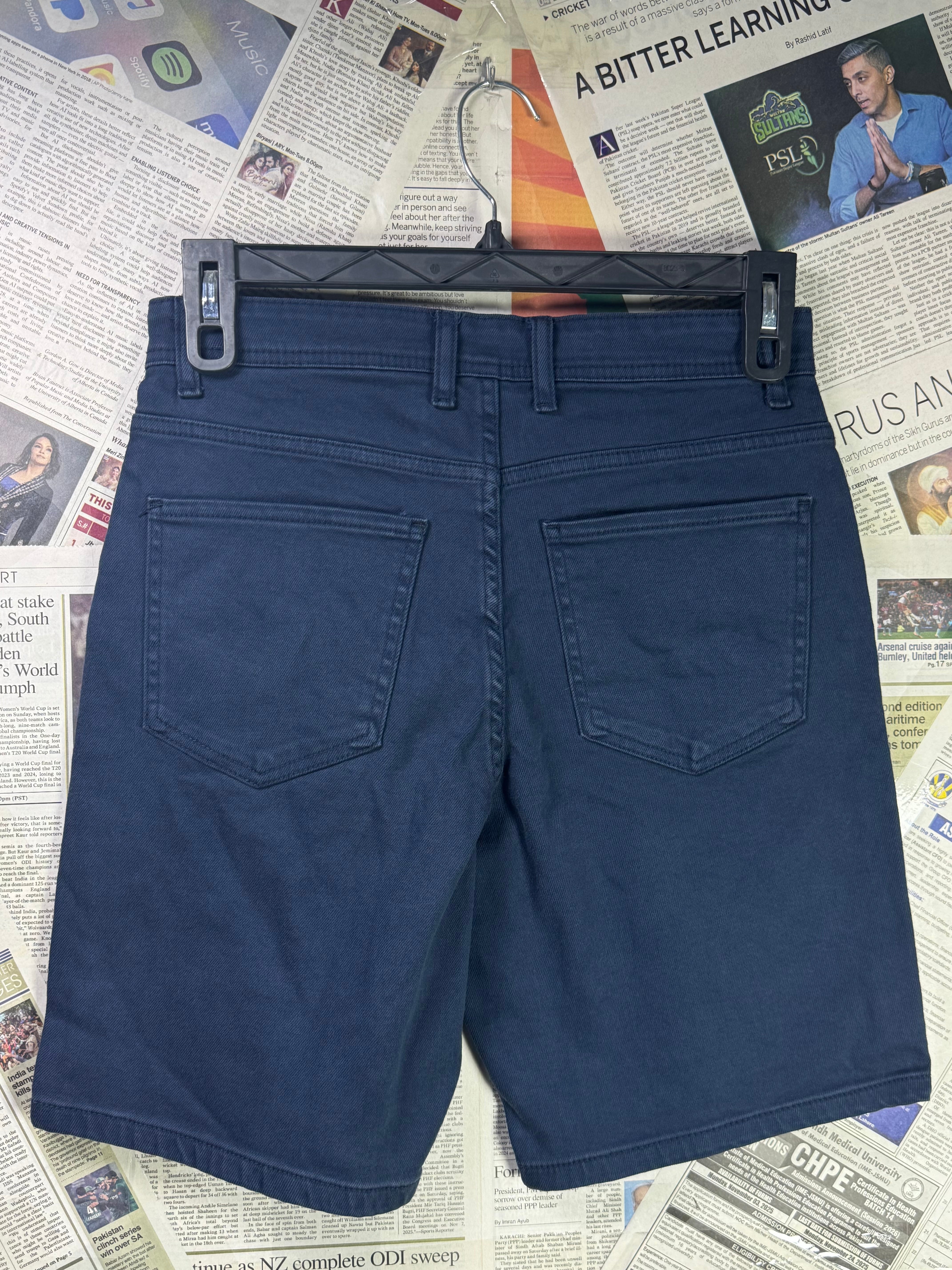 Denim Co.® Waist: 30" | Blue | Denim Shorts | Fit: Straight | 2917 - Genuine Maal