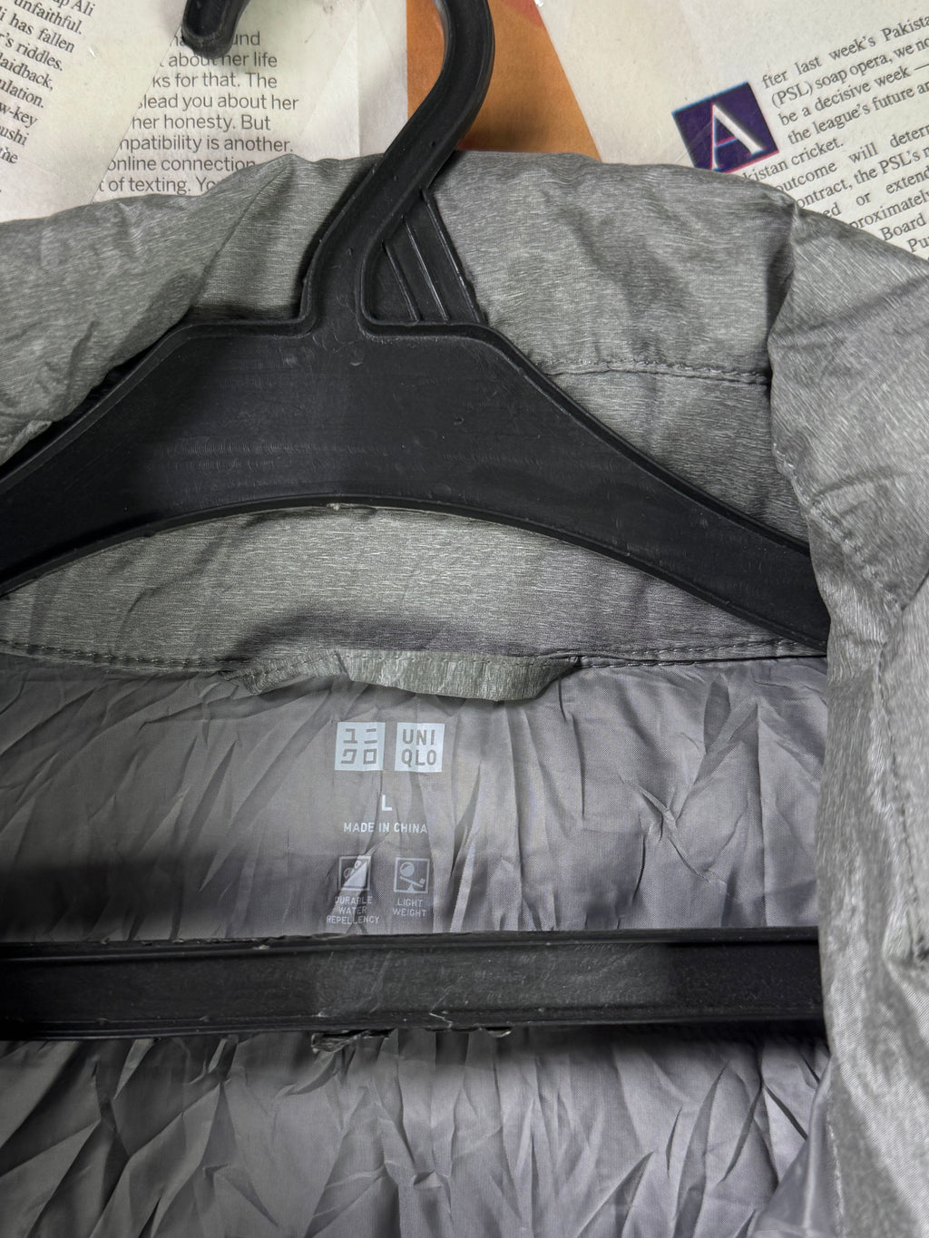 Uniqlo® Small | Chest: 20" | Silver Grey | Sleeveless Puffer Jacket | Filling: Down/Feather | 2165