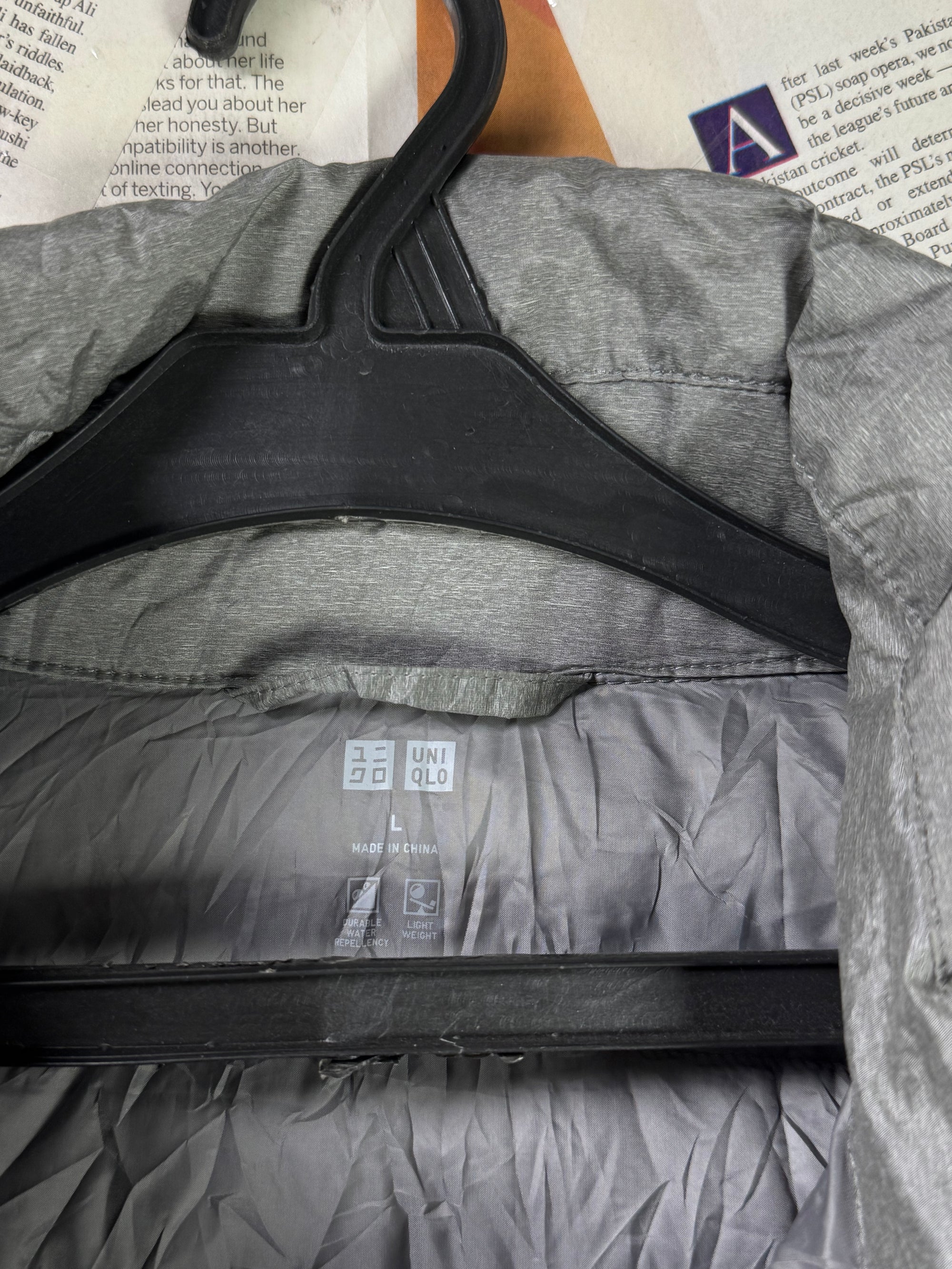 Uniqlo® Small | Chest: 20" | Silver Grey | Sleeveless Puffer Jacket | Filling: Down/Feather | 2165