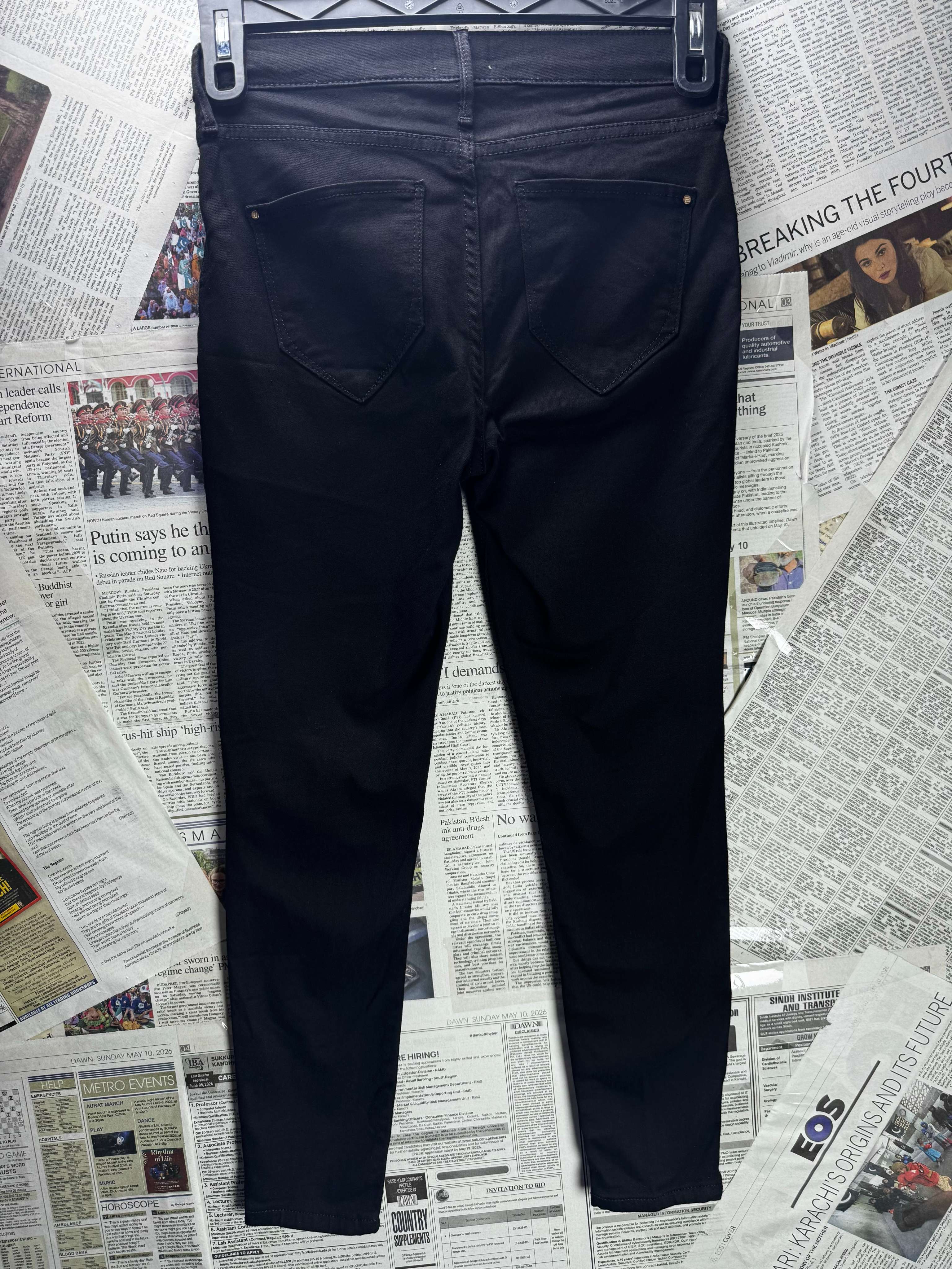 River Island® Waist: 28" | Black | Denim Pants | B8 - 3039 - Genuine Maal