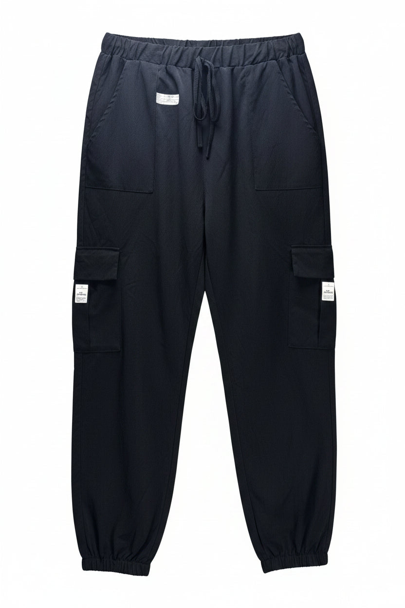 Shein® Waist: 28" to 30" | Black | Cargo Trousers | B7 - 3076 - Genuine Maal
