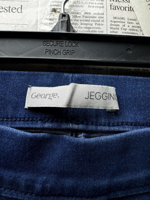 George® Waist: 34" to 36" | Royal Blue | Jeggings Pants | B8 - 3044 - Genuine Maal