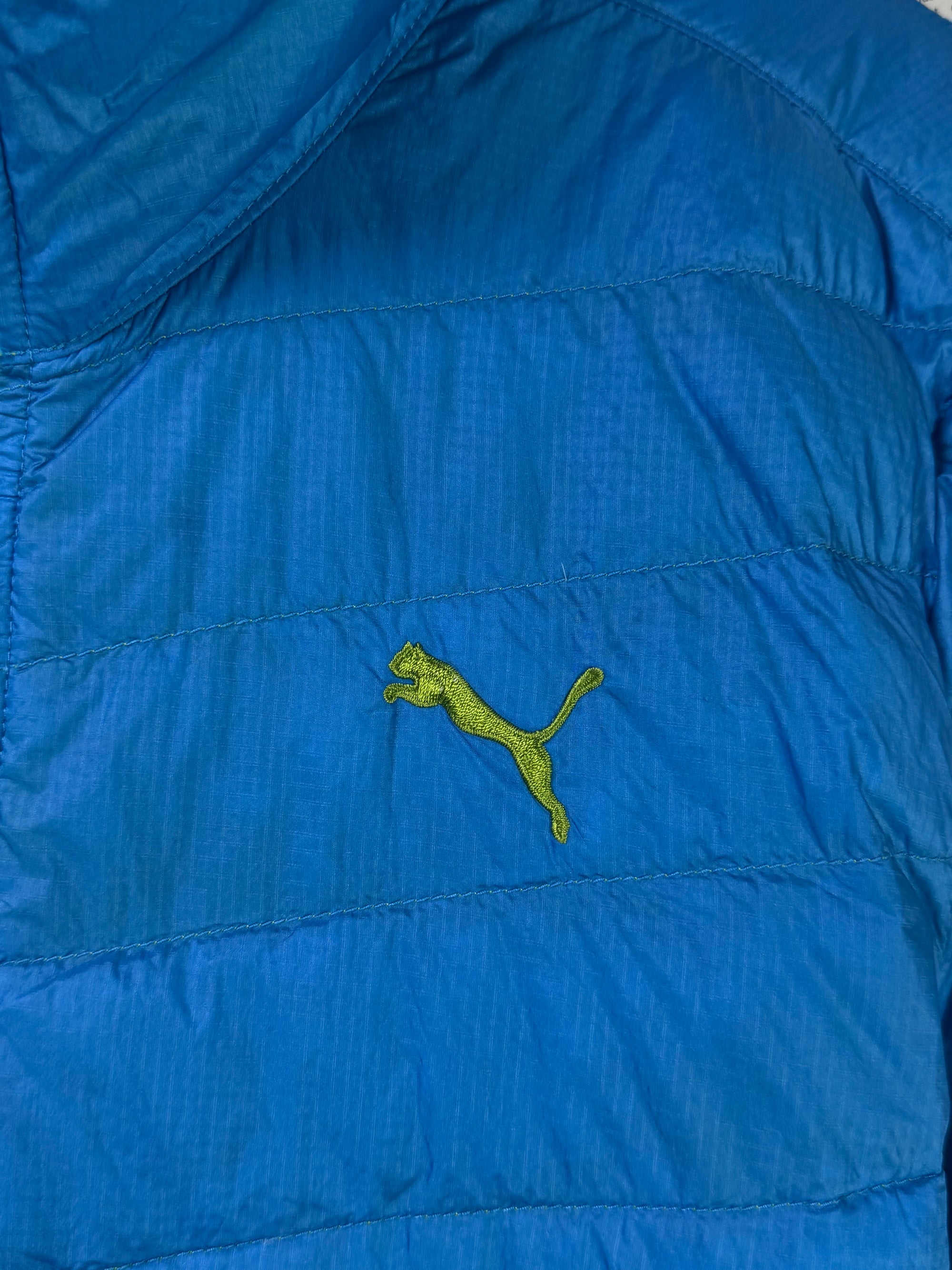 P*ma® Small | Chest: 19" | Aqua Blue | Puffer Jacket | Filling: Down/Feather | 2162 - Genuine Maal