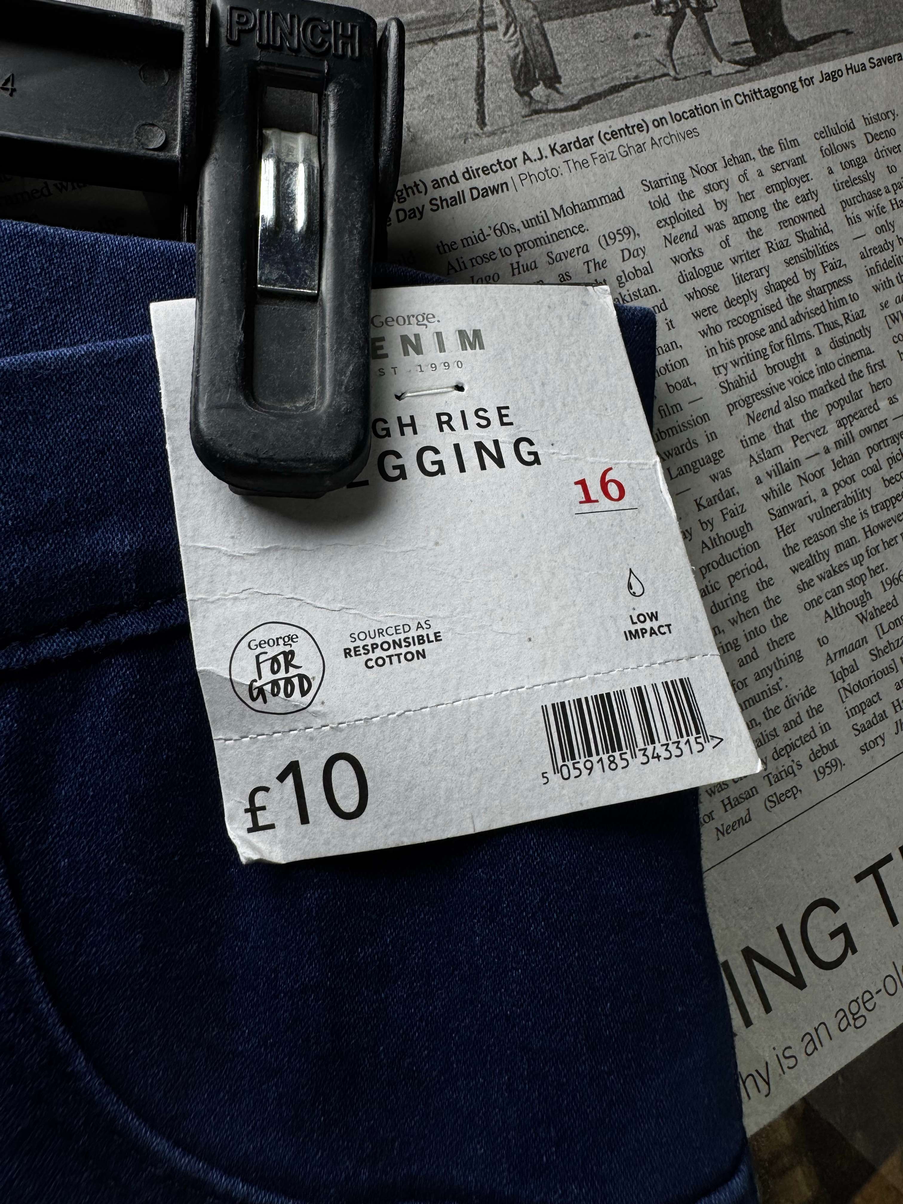 George® Waist: 34" to 36" | Royal Blue | Jeggings Pants | B8 - 3044 - Genuine Maal