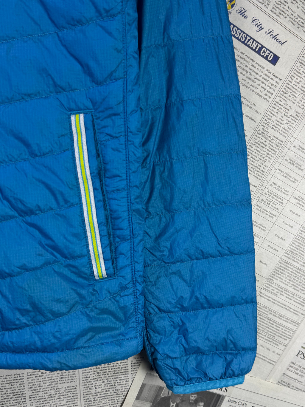 P*ma® Small | Chest: 19" | Aqua Blue | Puffer Jacket | Filling: Down/Feather | 2162 - Genuine Maal