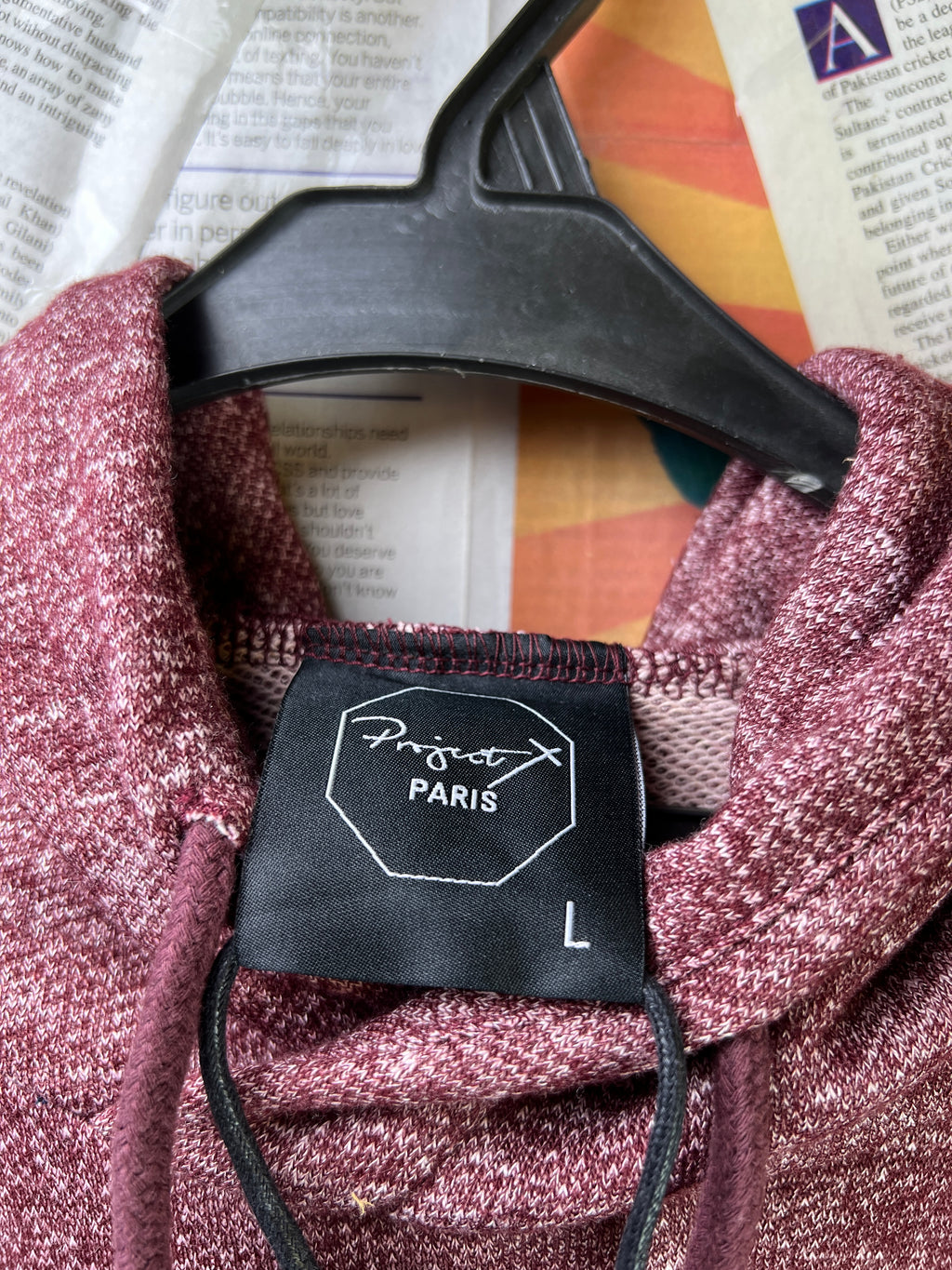 Project Paris® Small | Chest: 20.5" | Cardinal Red | Hoodie | 2081 - Genuine Maal