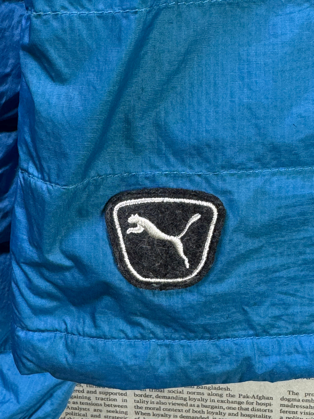 P*ma® Small | Chest: 19" | Aqua Blue | Puffer Jacket | Filling: Down/Feather | 2162 - Genuine Maal