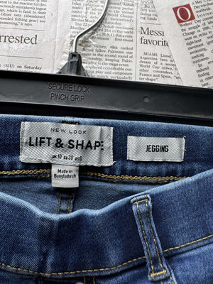 New Look® Waist: 28" to 30" | Solid Blue | Denim Pants | B8 - 3049 - Genuine Maal