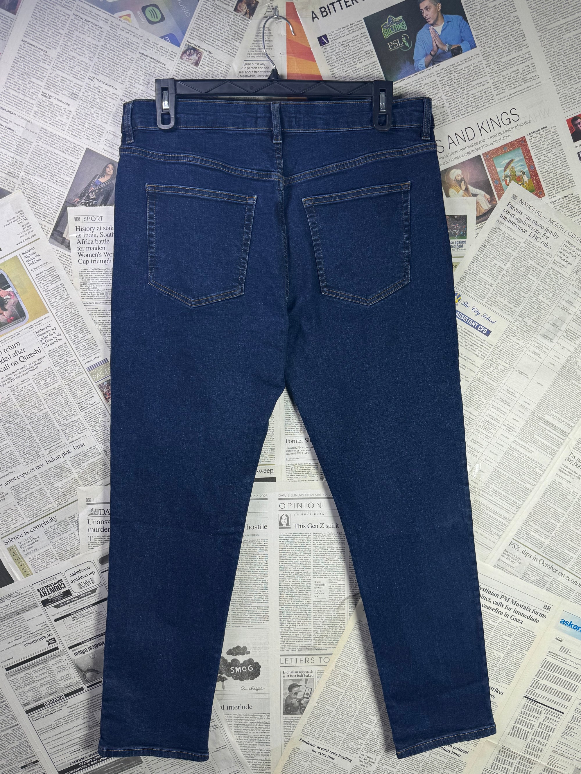 Easy® Waist: 36" | Blue | Denim Pant | Fit: Slim | 2910 - Genuine Maal
