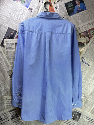 Cat & Jack® Small | Chest: 21" | Blue Stripe | Shirt | Cotton - Poly | 3887 - Genuine Maal