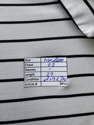 Under Armo*r® Medium | Chest: 22" | Stripe | Sports Polo | Poly | 3890 - Genuine Maal