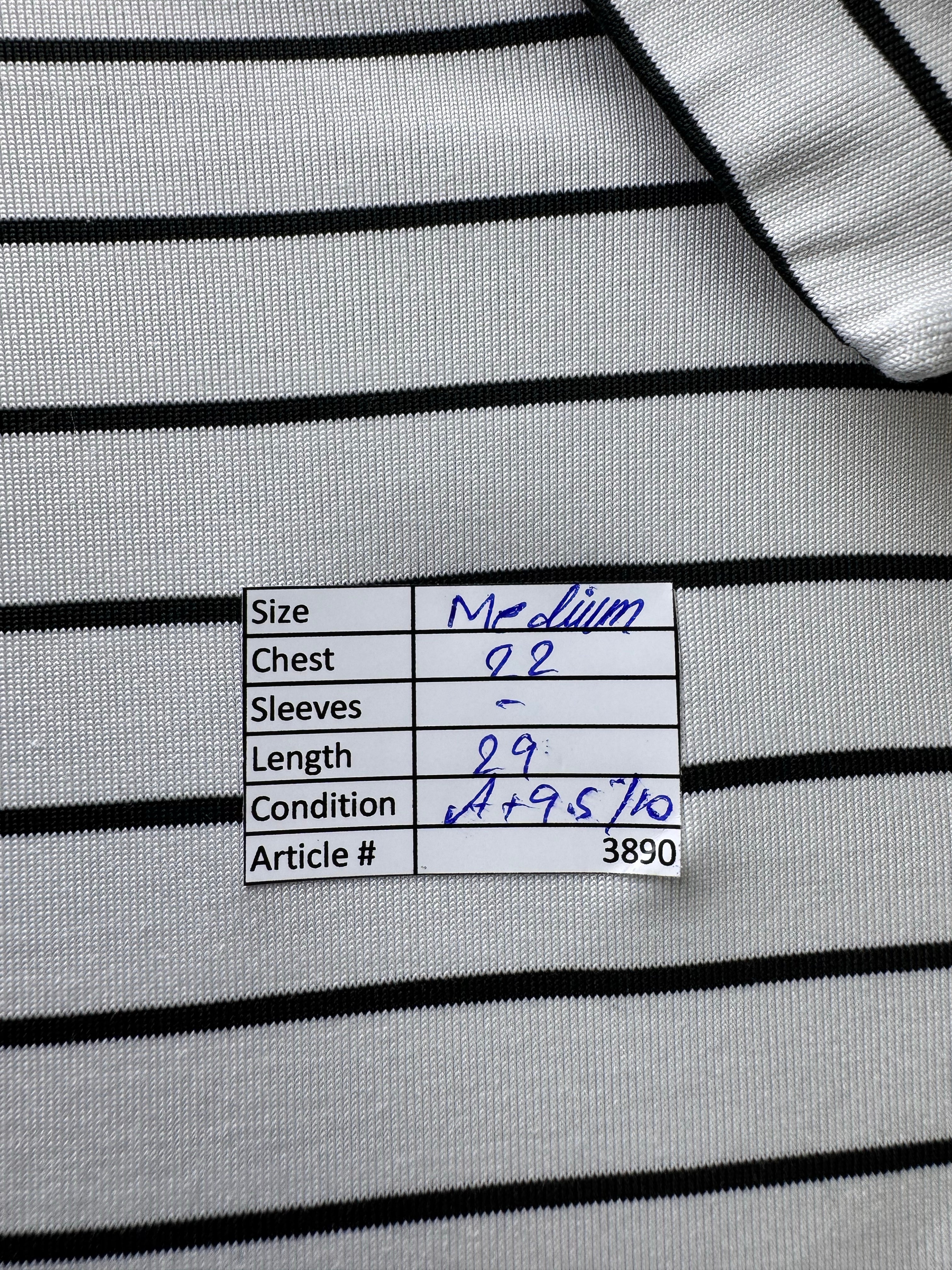 Under Armo*r® Medium | Chest: 22" | Stripe | Sports Polo | Poly | 3890 - Genuine Maal