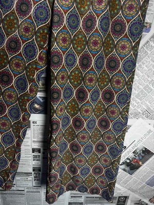 ® Waist: 26" to 28" | Kaleidoscope Mosaic Print | Maxi Skirt | B8 - 3073 - Genuine Maal