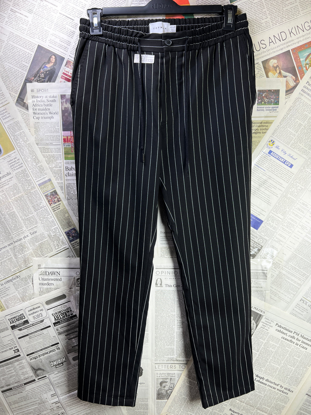 Topman® Waist: 32" | Black | Trouser | 2613 - Genuine Maal