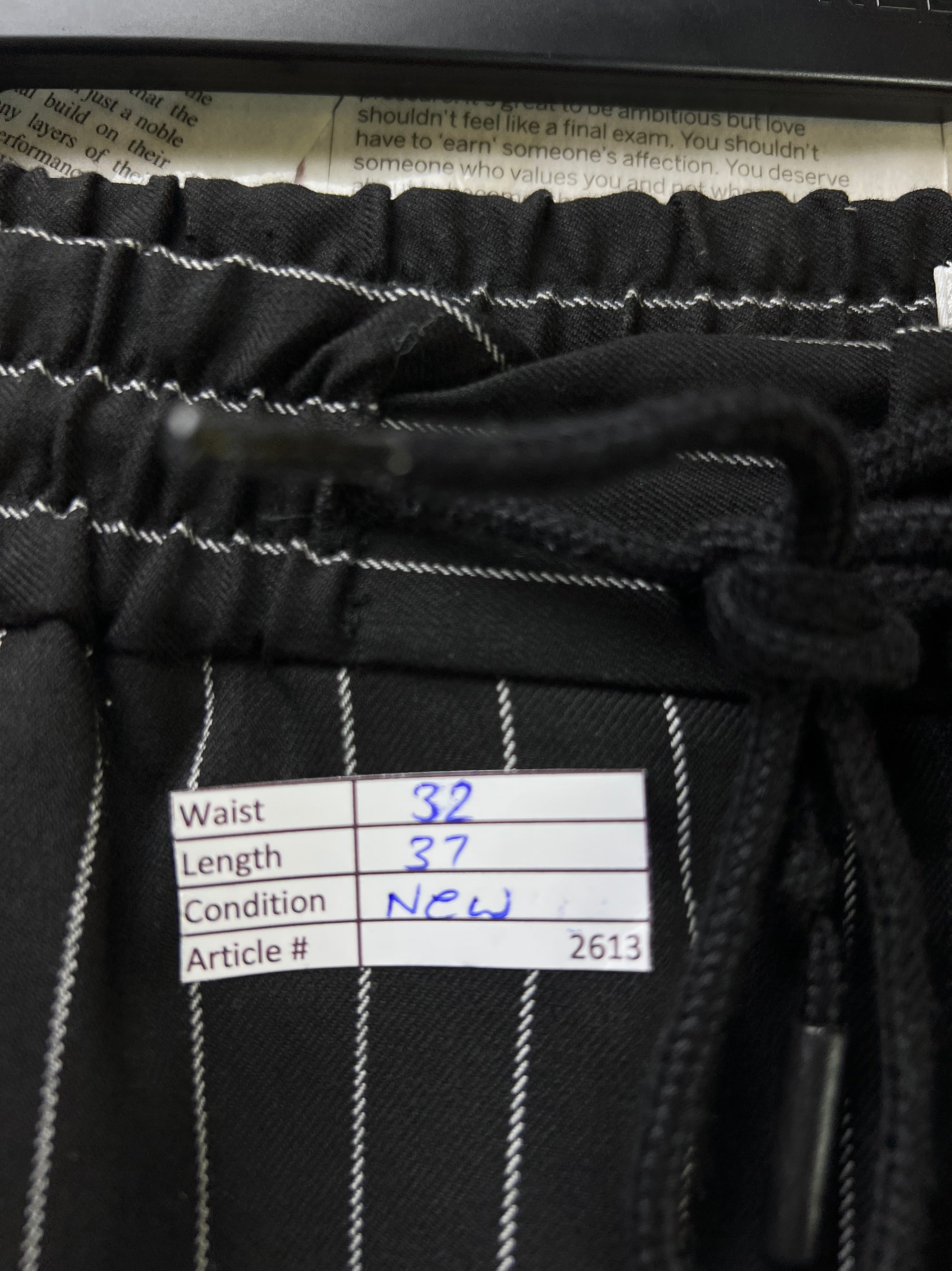 Topman® Waist: 32" | Black | Trouser | 2613 - Genuine Maal