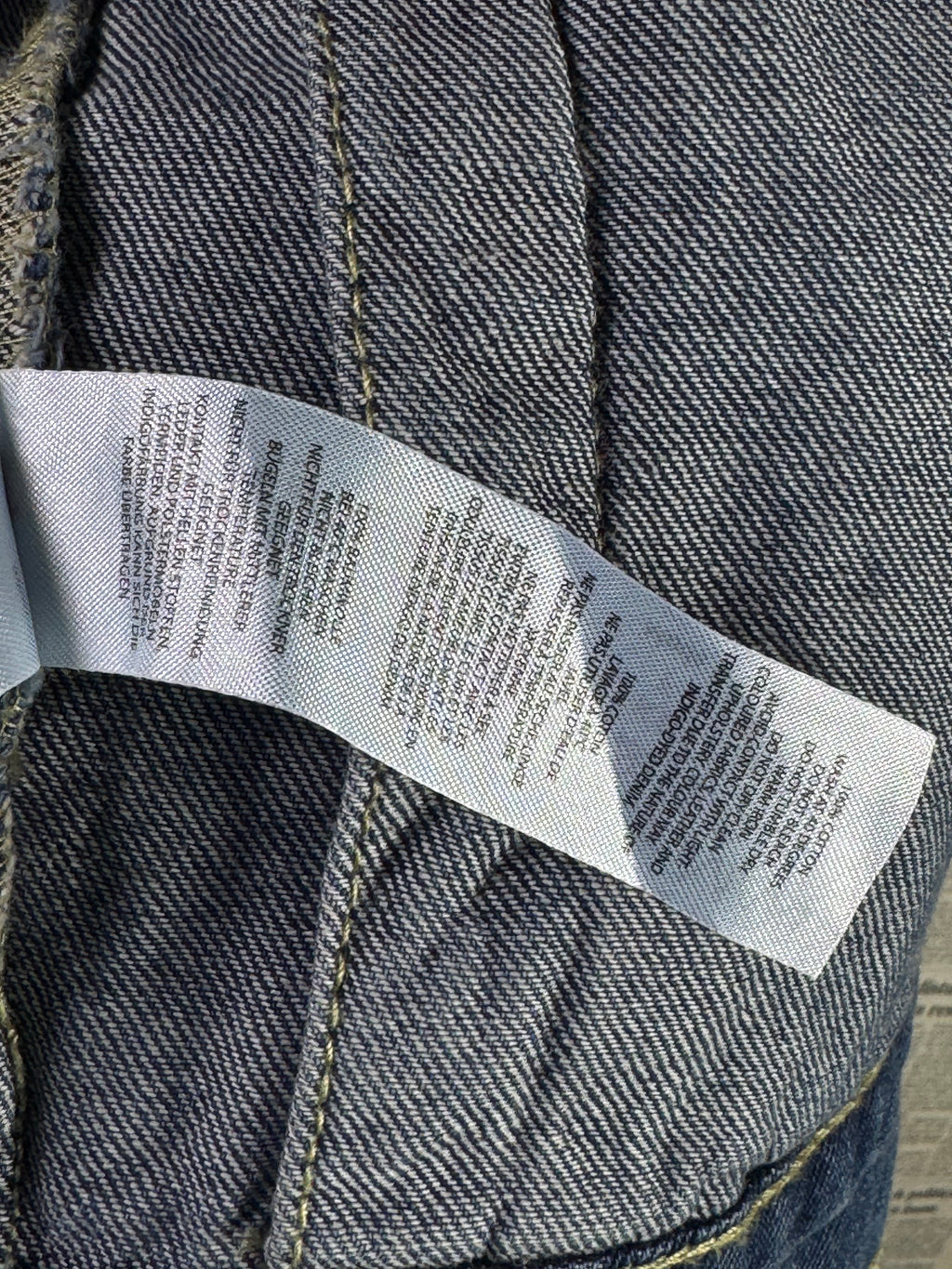 MAN® Medium | Chest: 26.5" oversize | Blue | Denim Jacket | 2179 - Genuine Maal