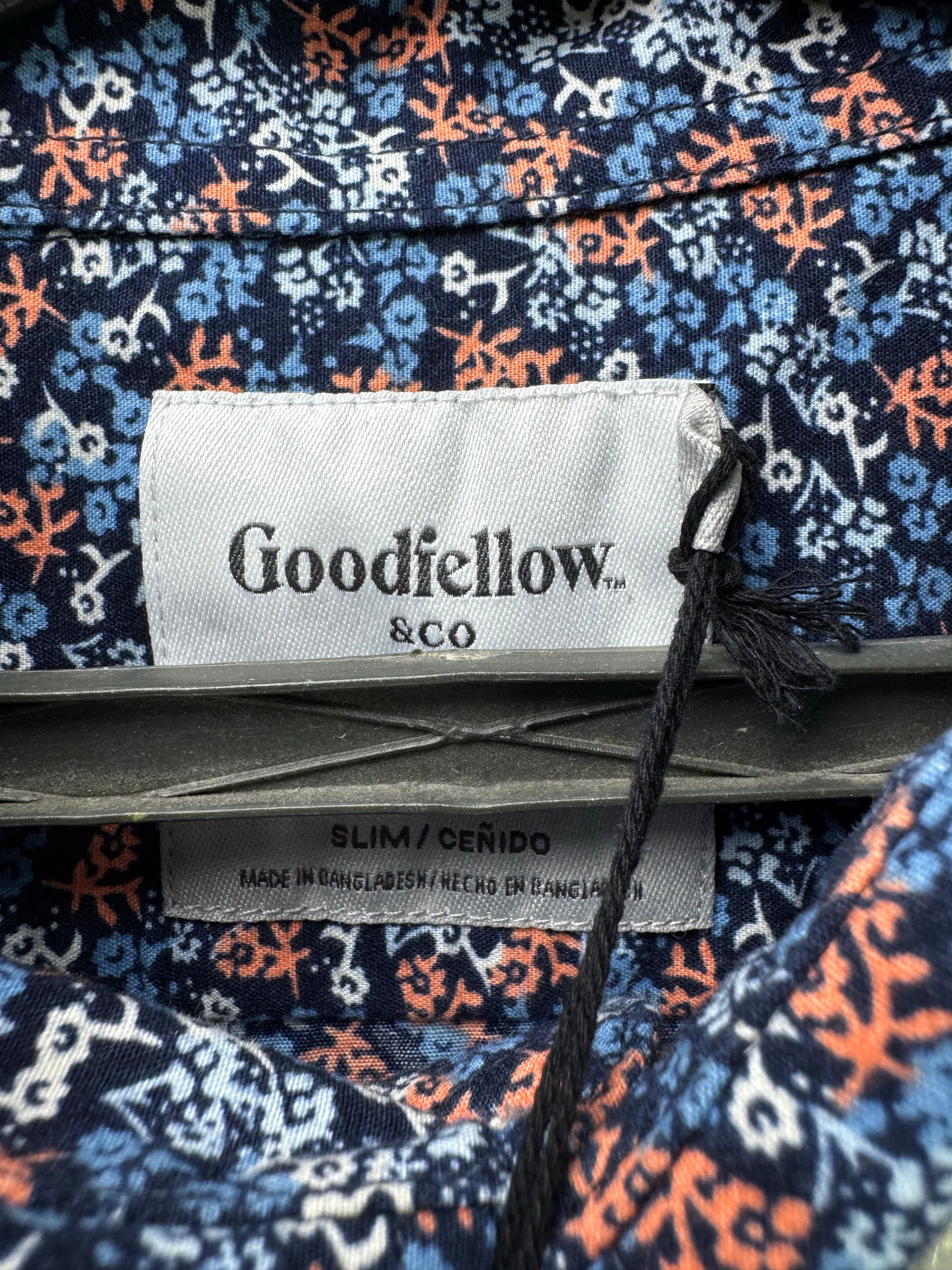 Goodfellow® Large | Chest: 23.5" | Floral | Shirt | Cotton - Spandex | 3884 - Genuine Maal
