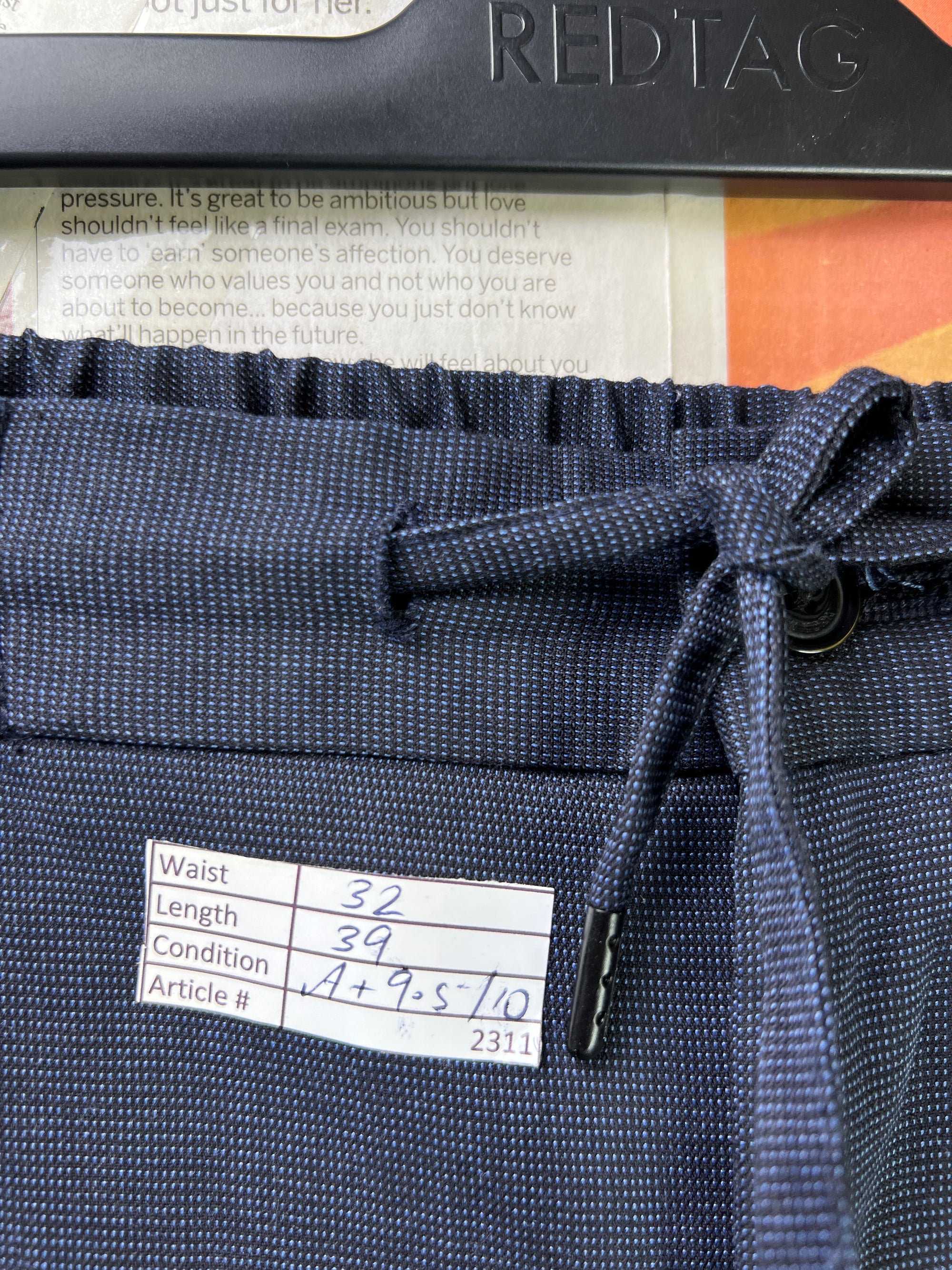 Brandeberry® Waist: 32" | Blue| Trouser | 2311 - Genuine Maal