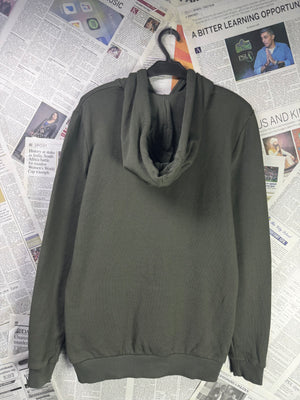 Asos® XS | Chest: 18.5" | Olive | Hoodie | Lining: Fleece | 2175 - Genuine Maal