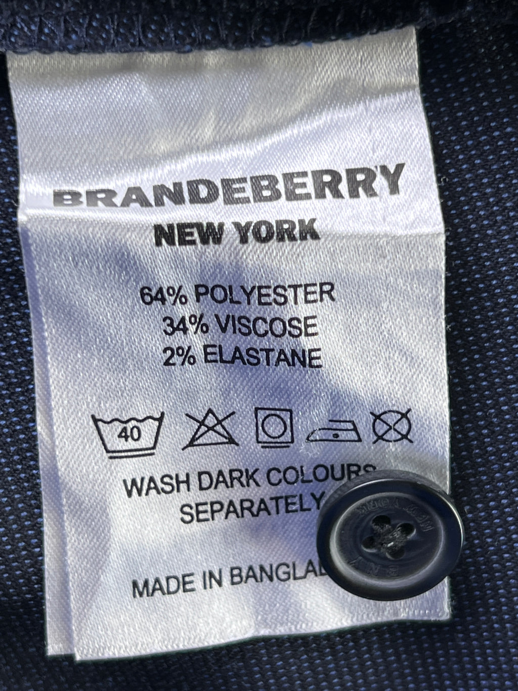 Brandeberry® Waist: 32" | Blue| Trouser | 2311 - Genuine Maal